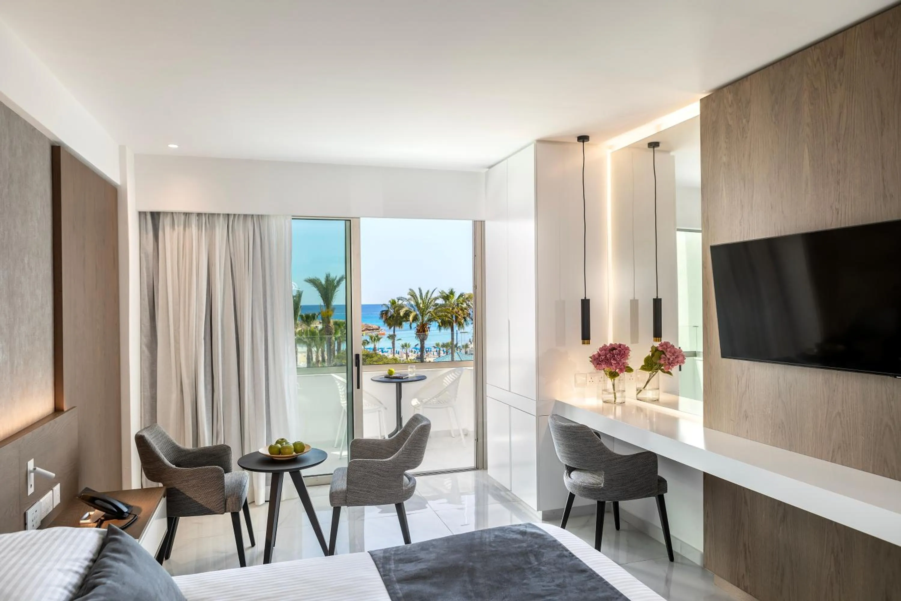 Bed in Pavlo Napa Beach Hotel