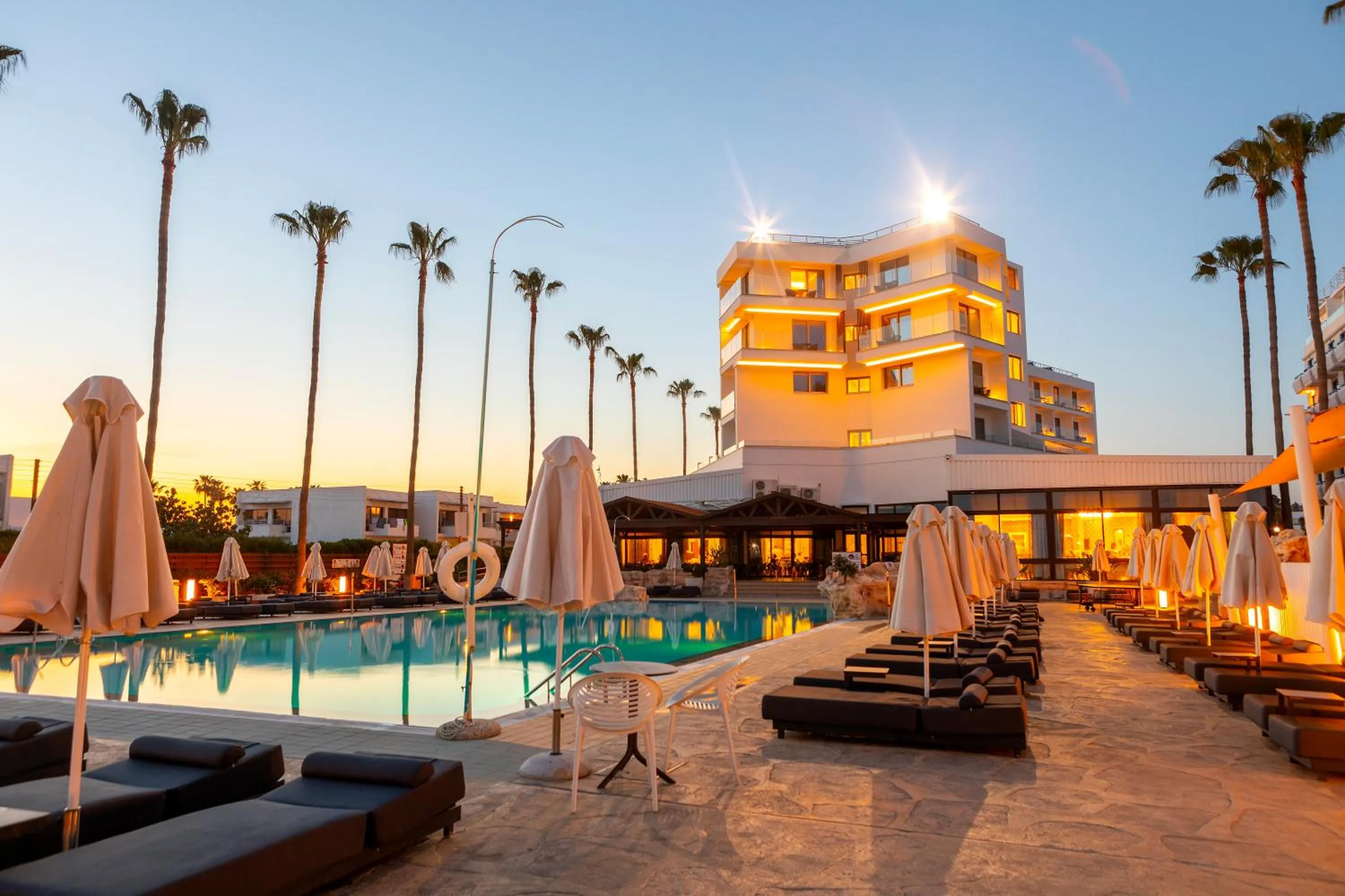 Swimming pool in Pavlo Napa Beach Hotel