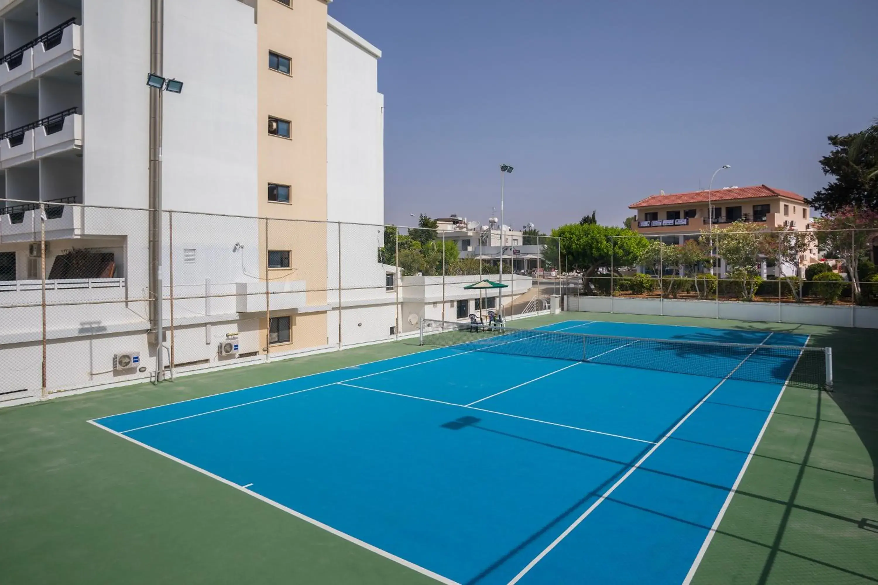 Tennis court in Pavlo Napa Beach Hotel