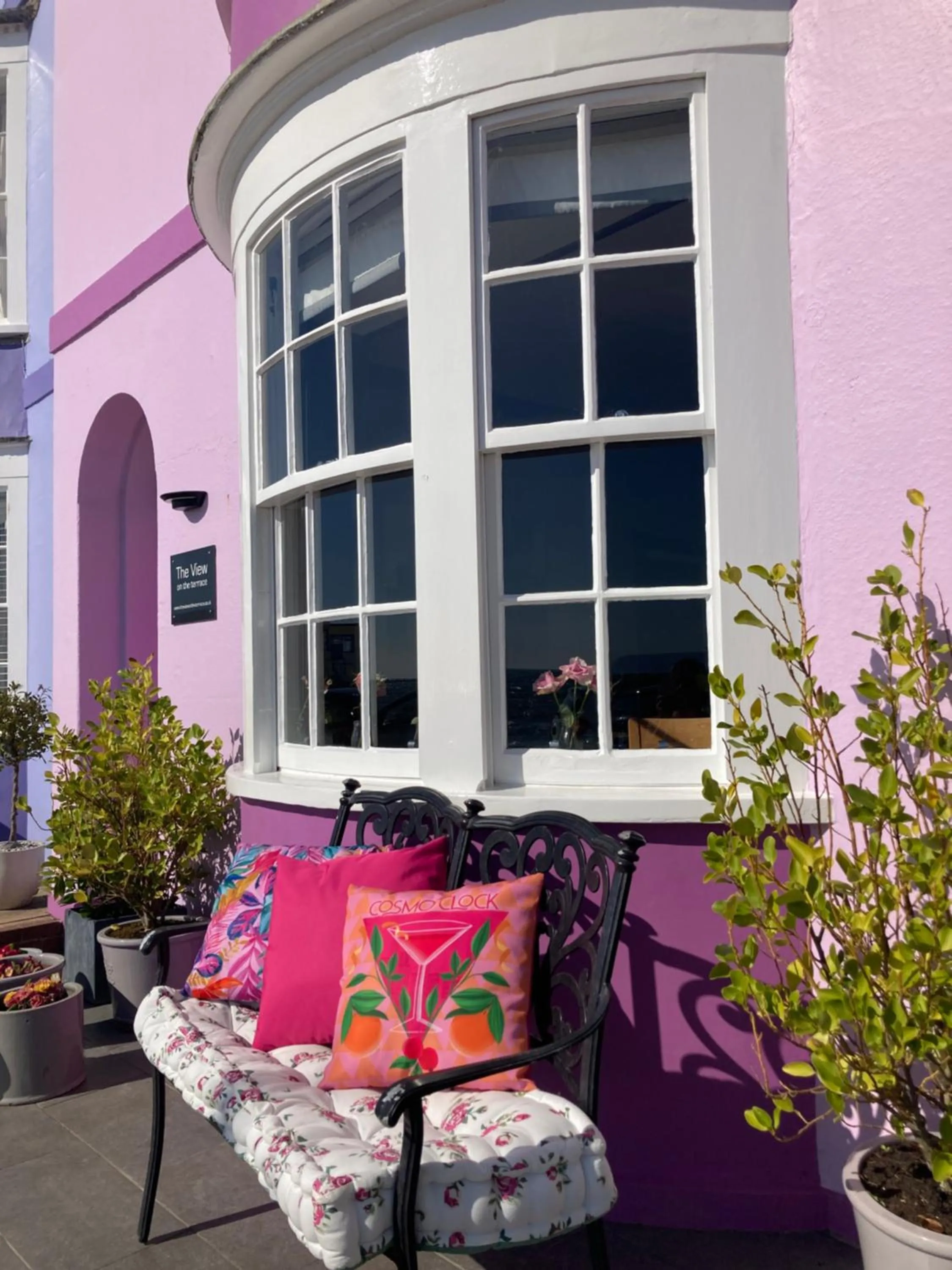 Patio in The View on the terrace