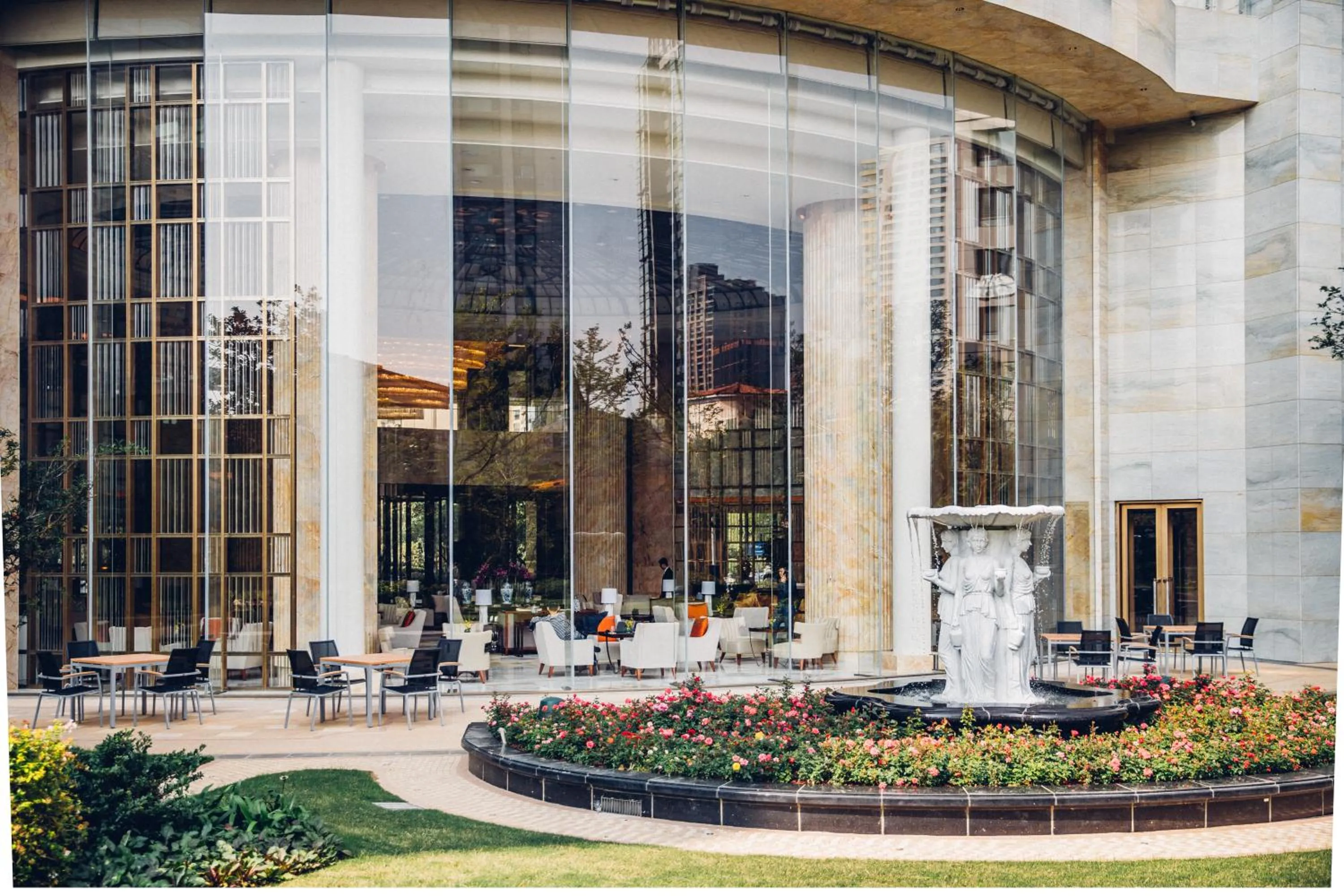 Garden in The Langham, Hefei