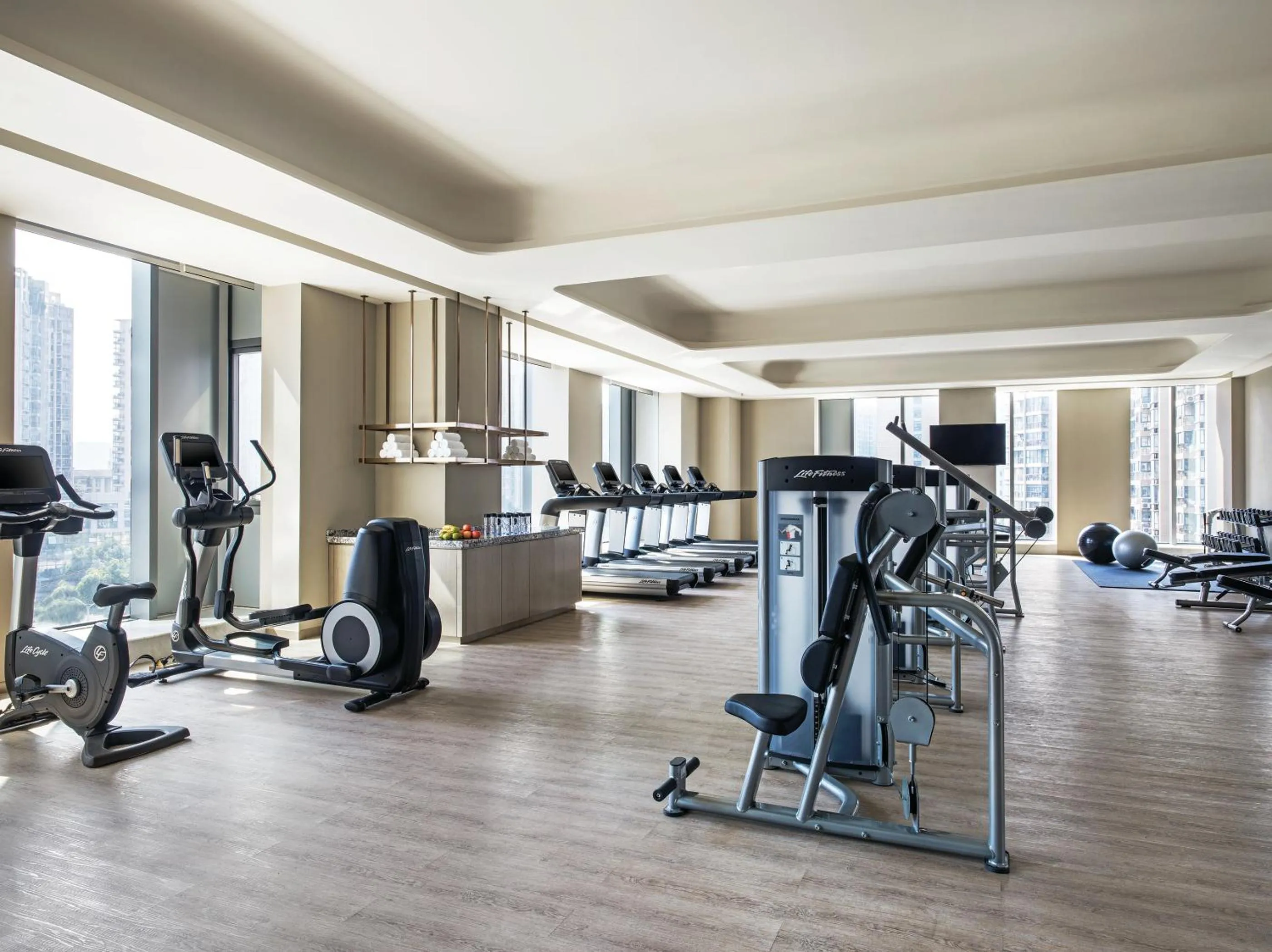 Fitness centre/facilities in The Langham, Hefei