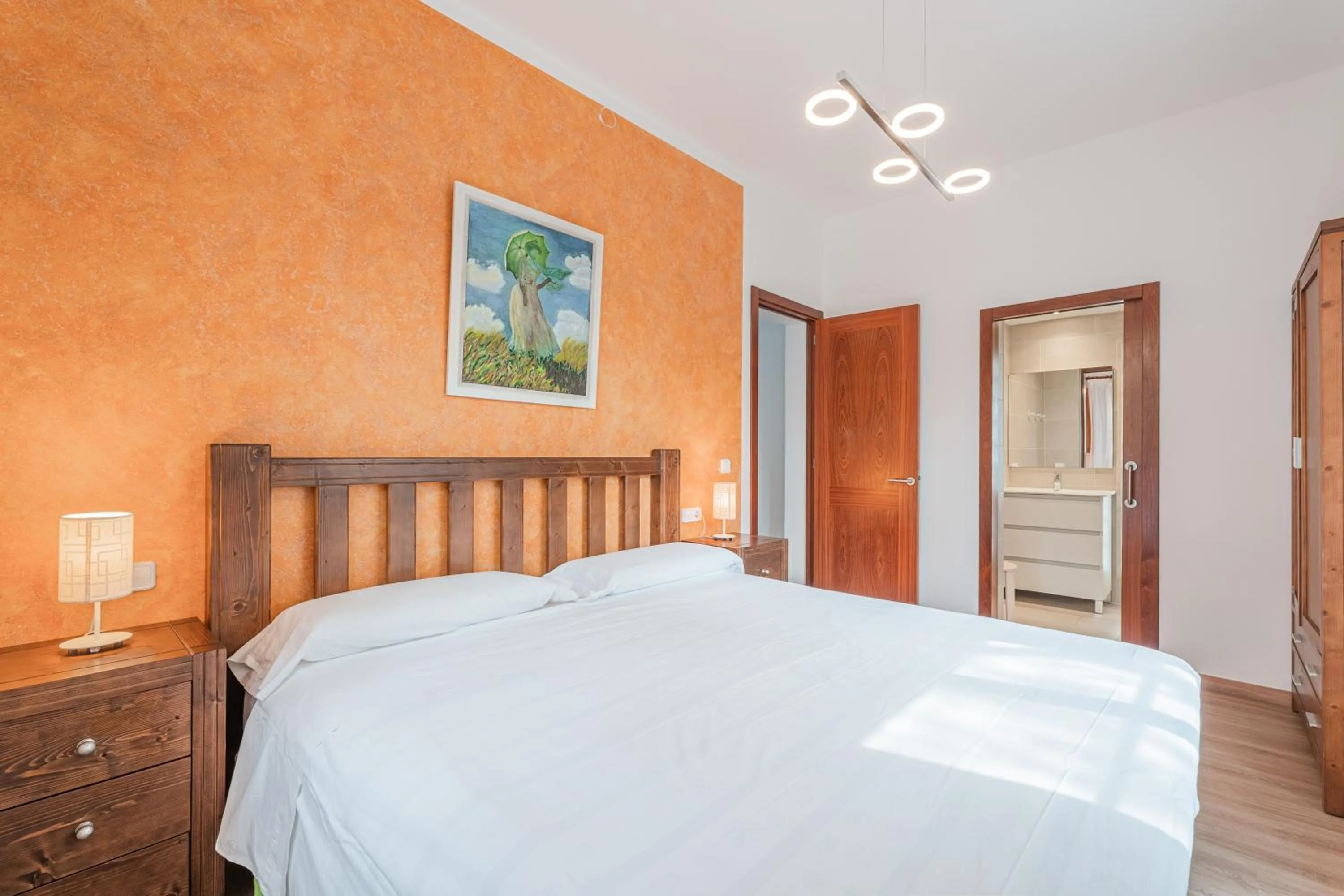 Living room, Bed in Villa Rosa