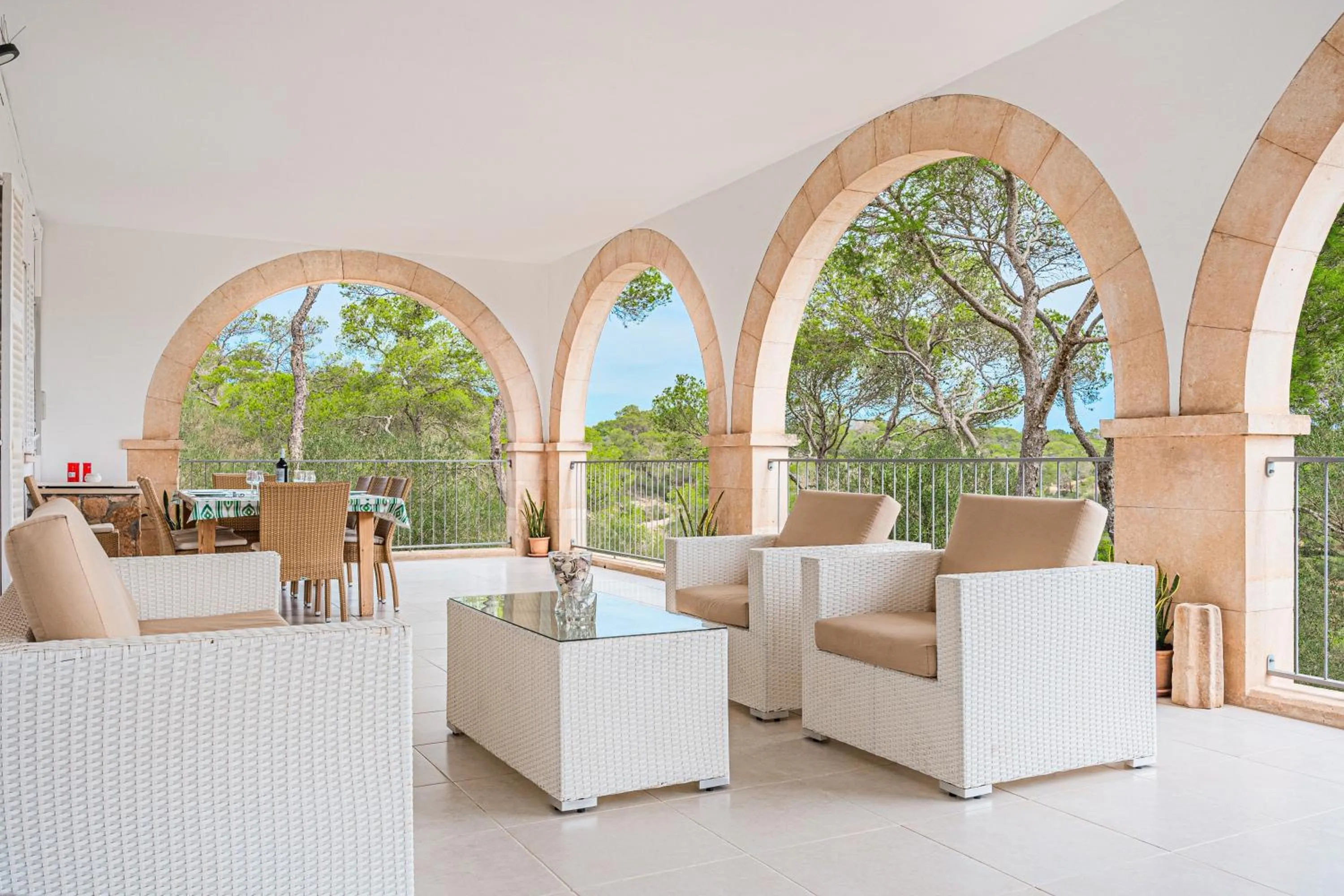Living room in Villa Rosa