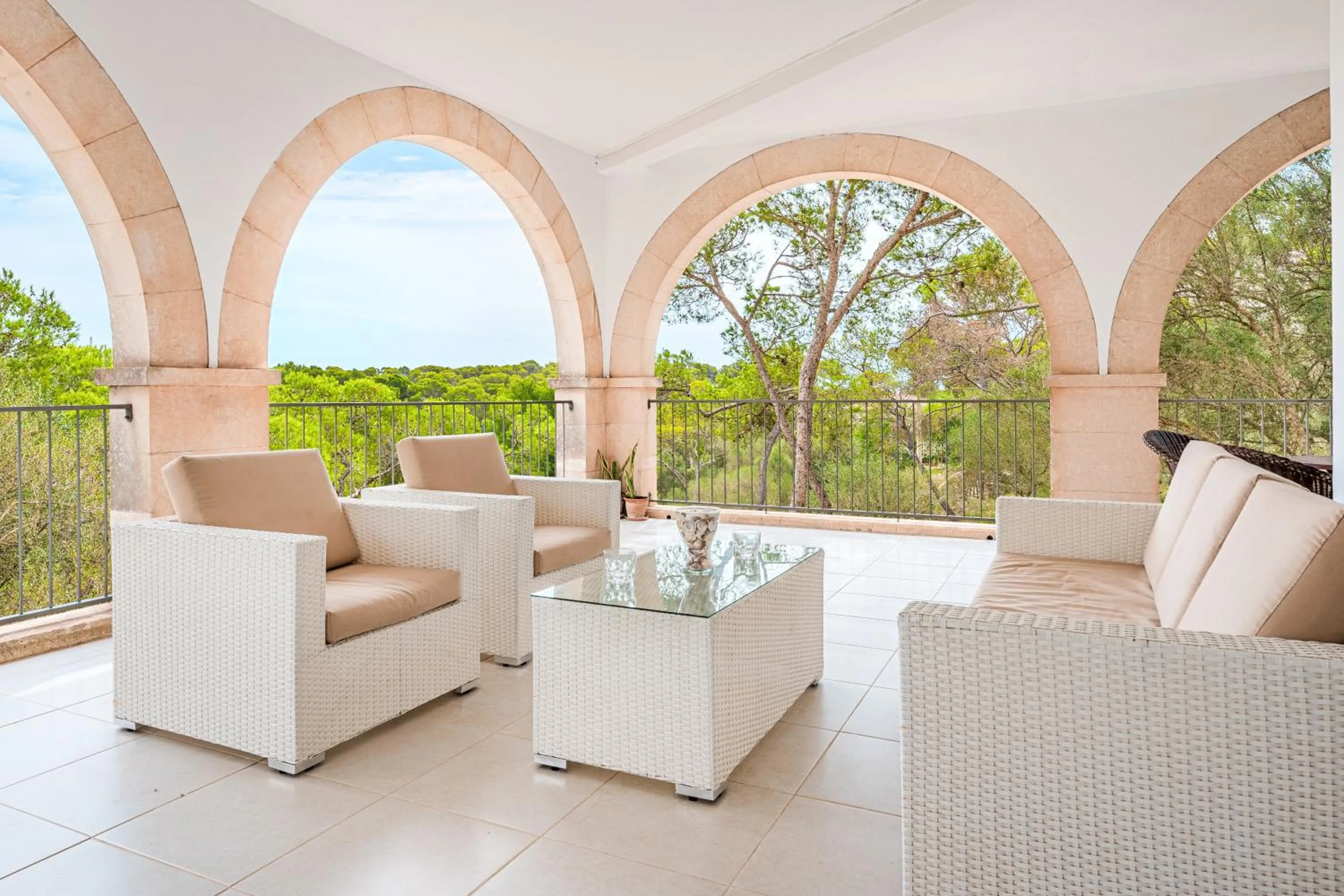 Living room in Villa Rosa