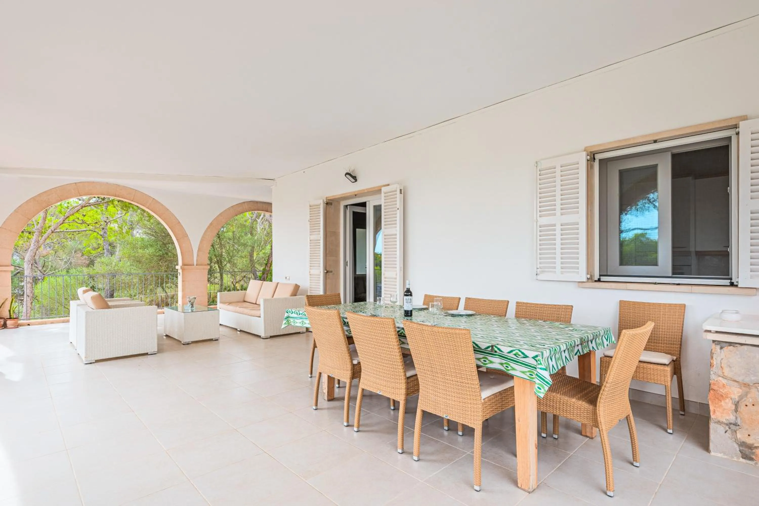 Living room in Villa Rosa