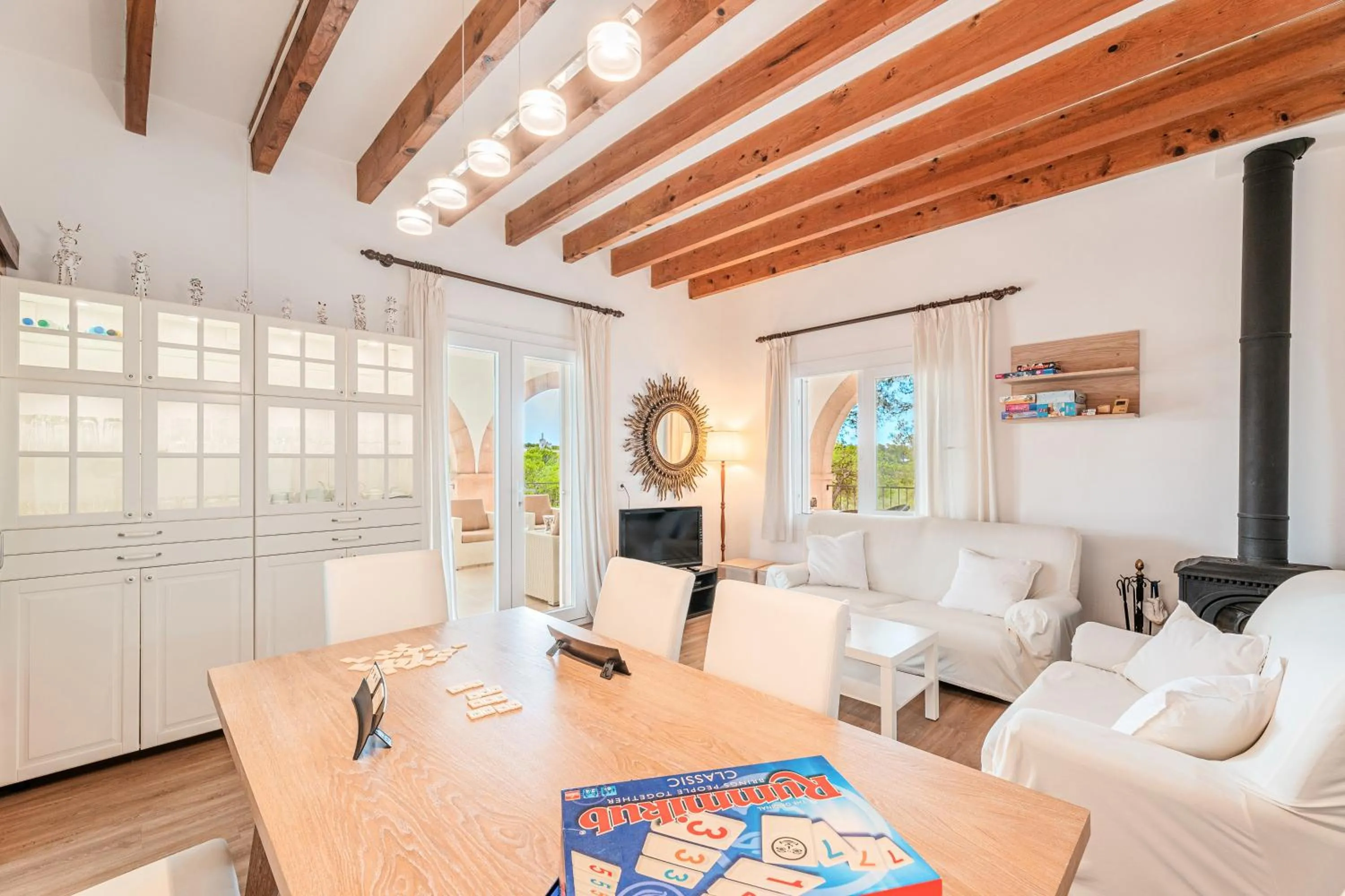 Living room in Villa Rosa