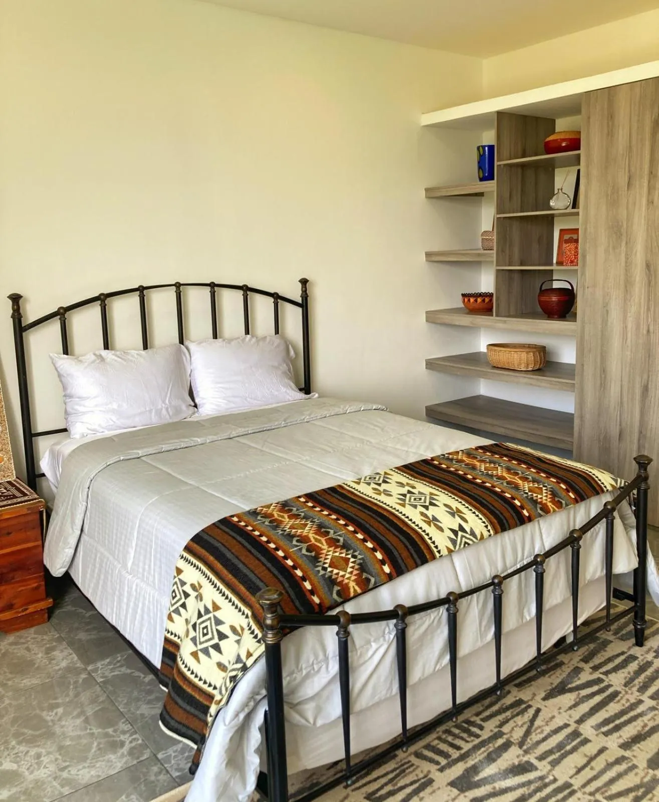 Bed in Samai Lodge Holistic Living