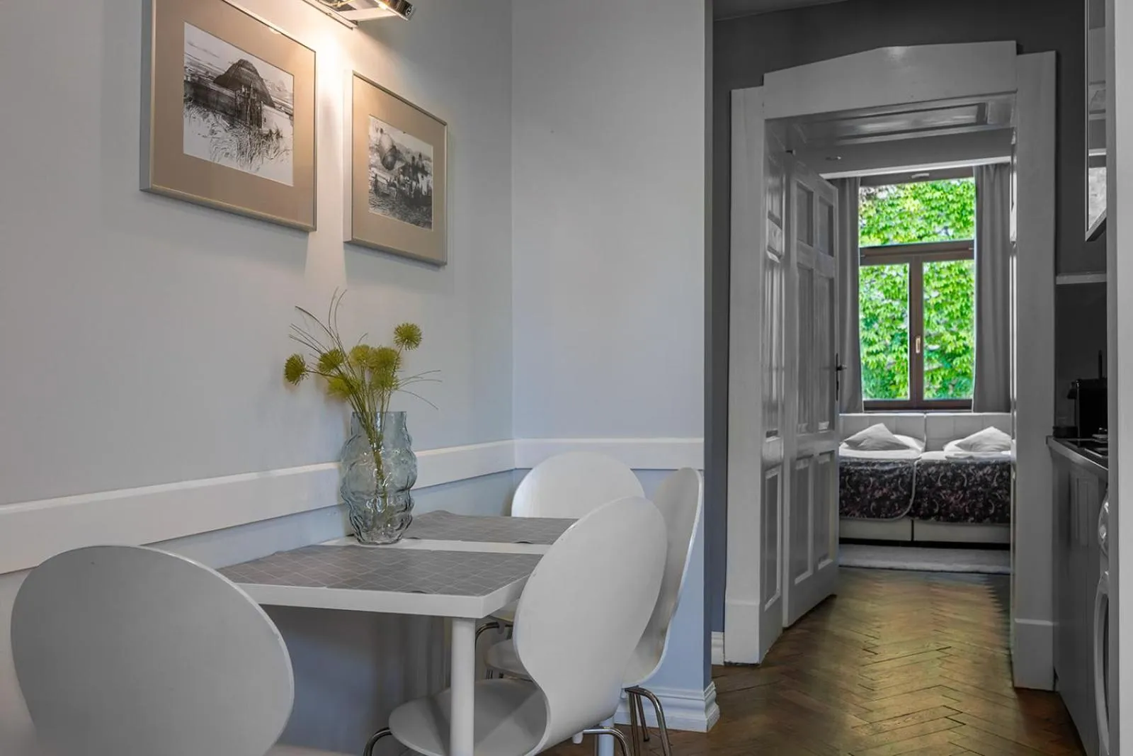 Bed in Antique Apartments Old Town