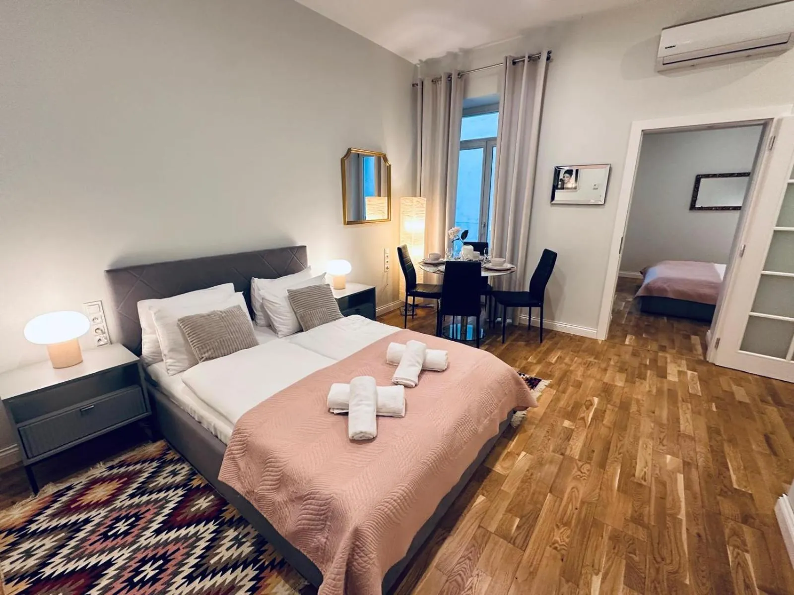 Bed in Antique Apartments Old Town