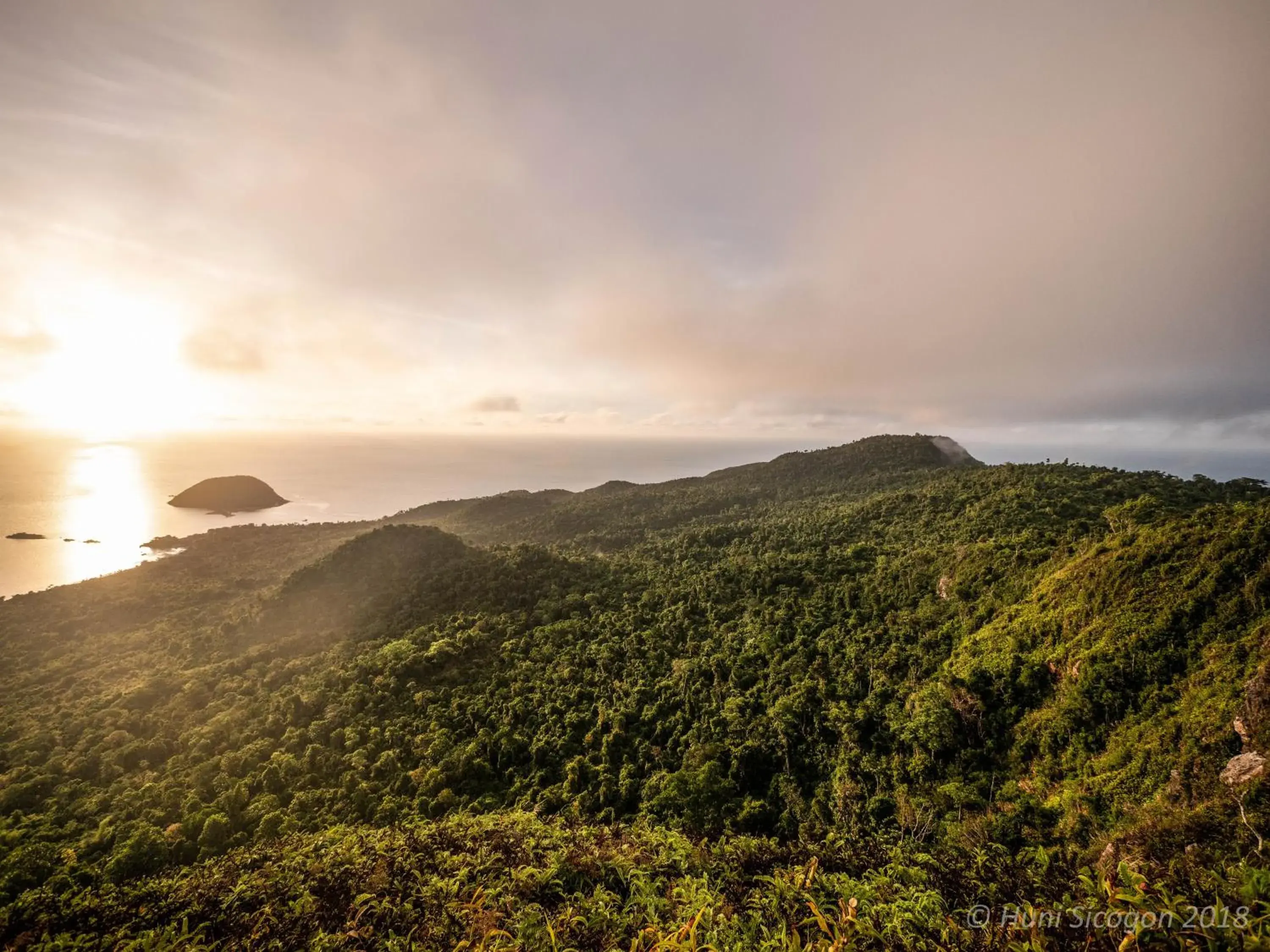 Mountain view in Huni Sicogon Mountain view in Huni Sicogon