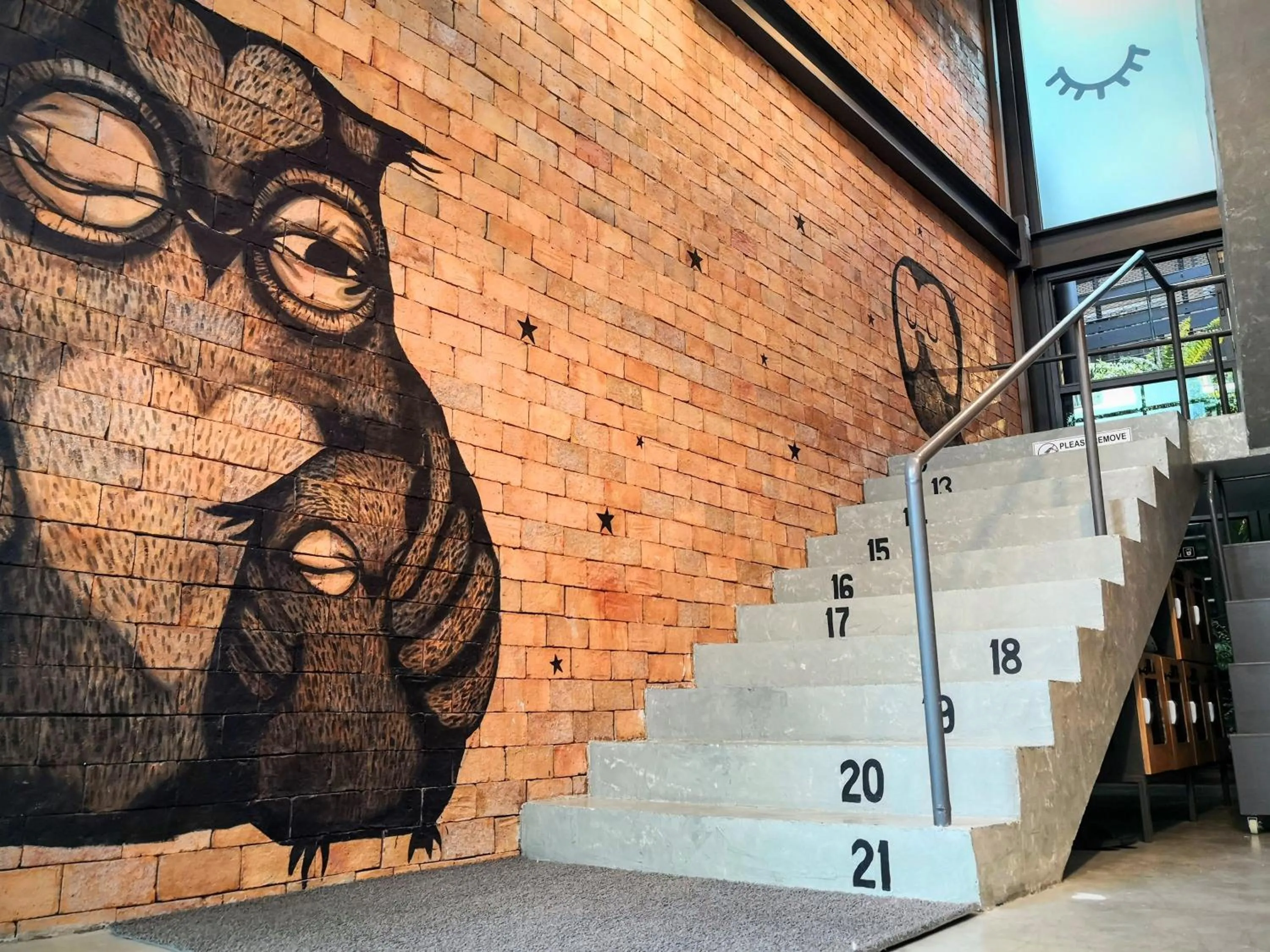 Facade/entrance in Asleep by Lantana