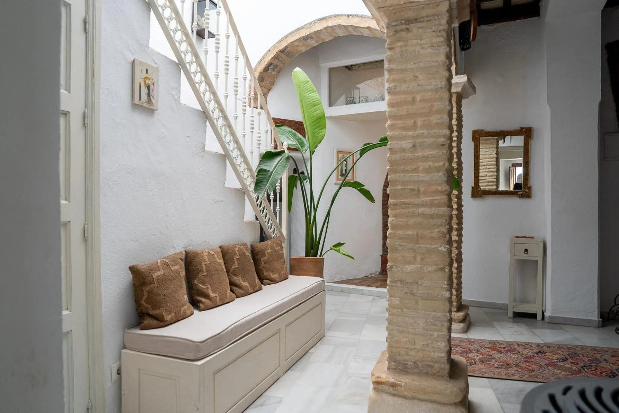 Living room in Casa Las Cuadras - Califa Casas Vejer