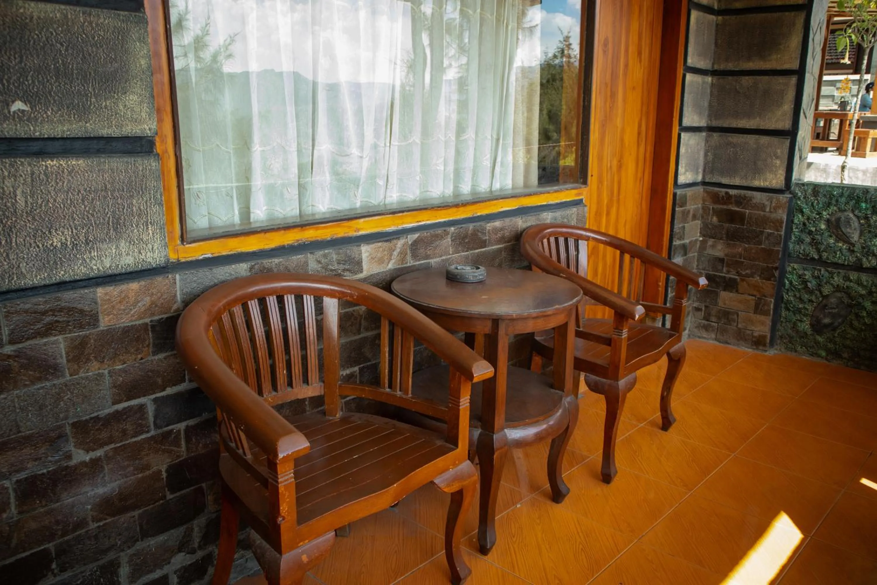 Balcony/Terrace in Cemara Indah Hotel