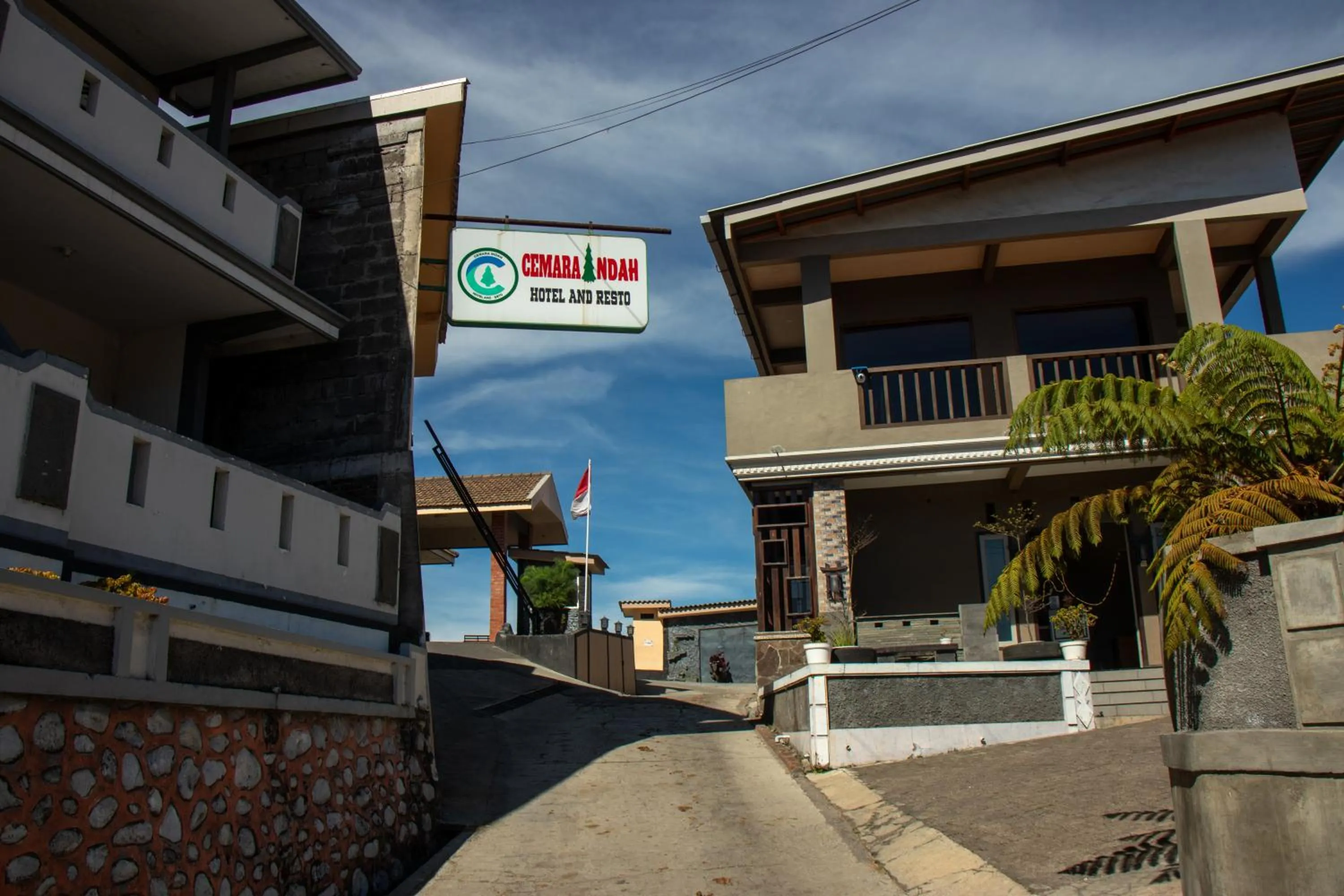 Street view in Cemara Indah Hotel