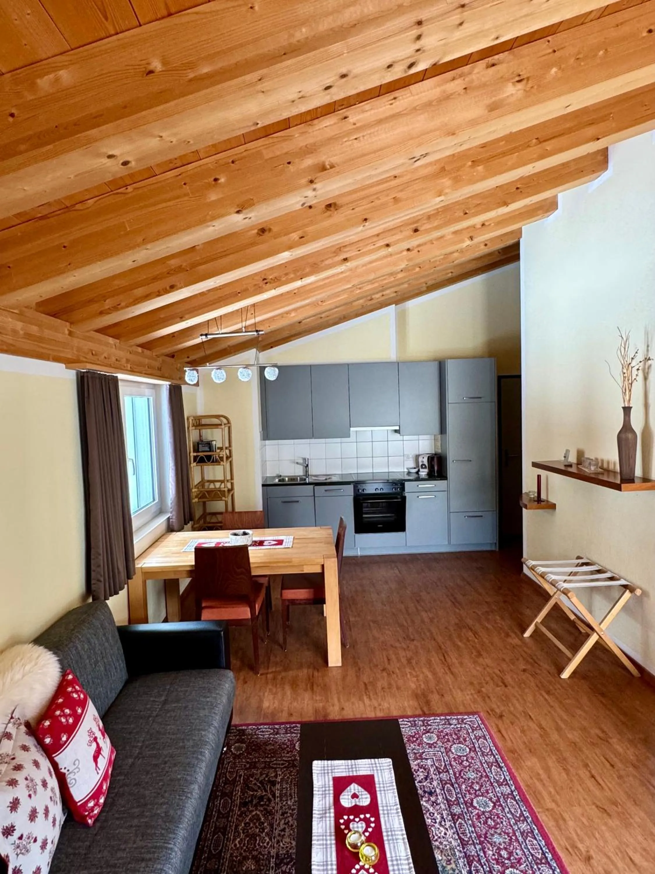 Kitchen or kitchenette in Aladin Apartments St Moritz
