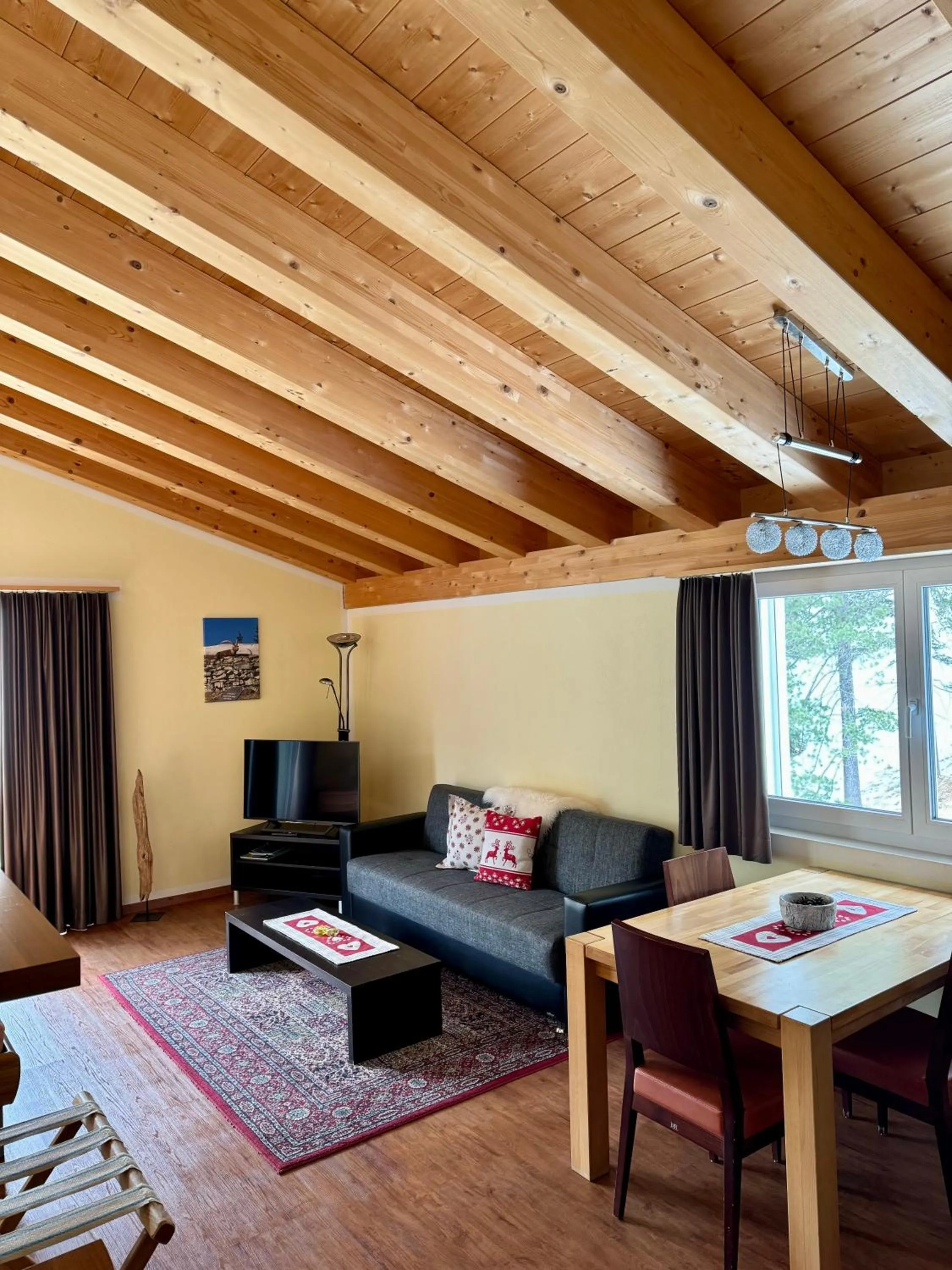 Living room in Aladin Apartments St Moritz