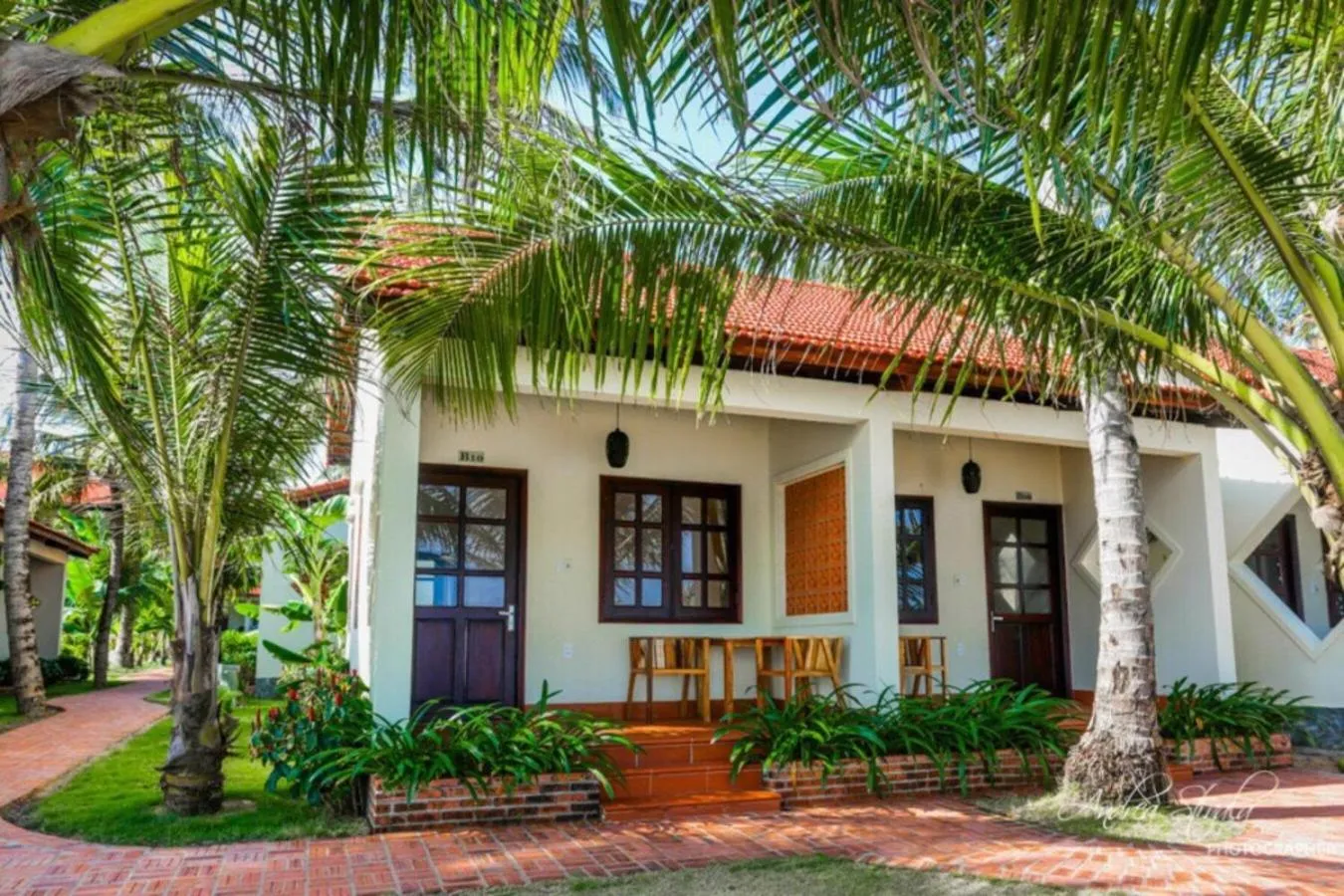 Garden view in Phu Quoc Dumbo Bungalow