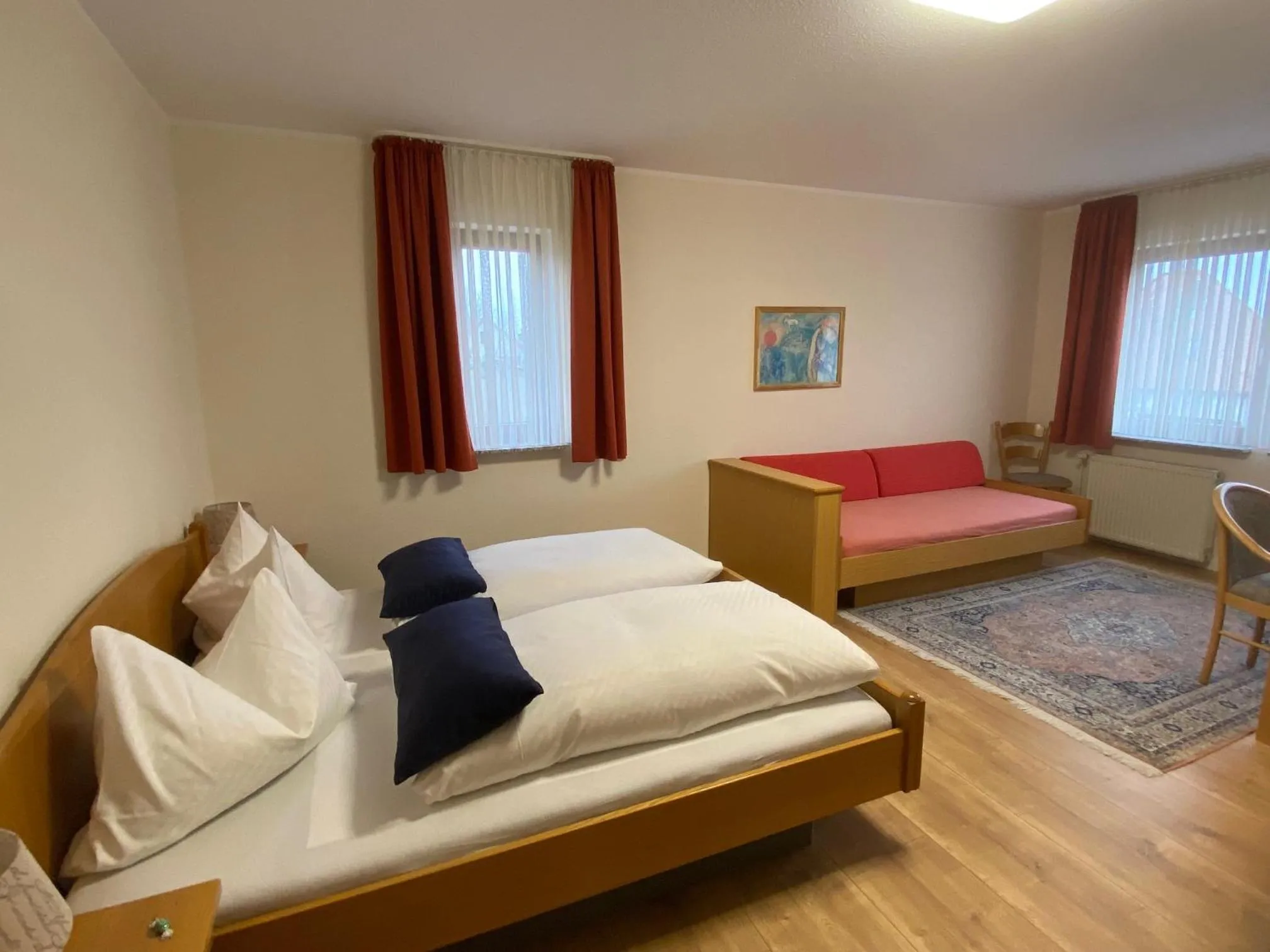 Seating area, Bed in Hotel Janssen