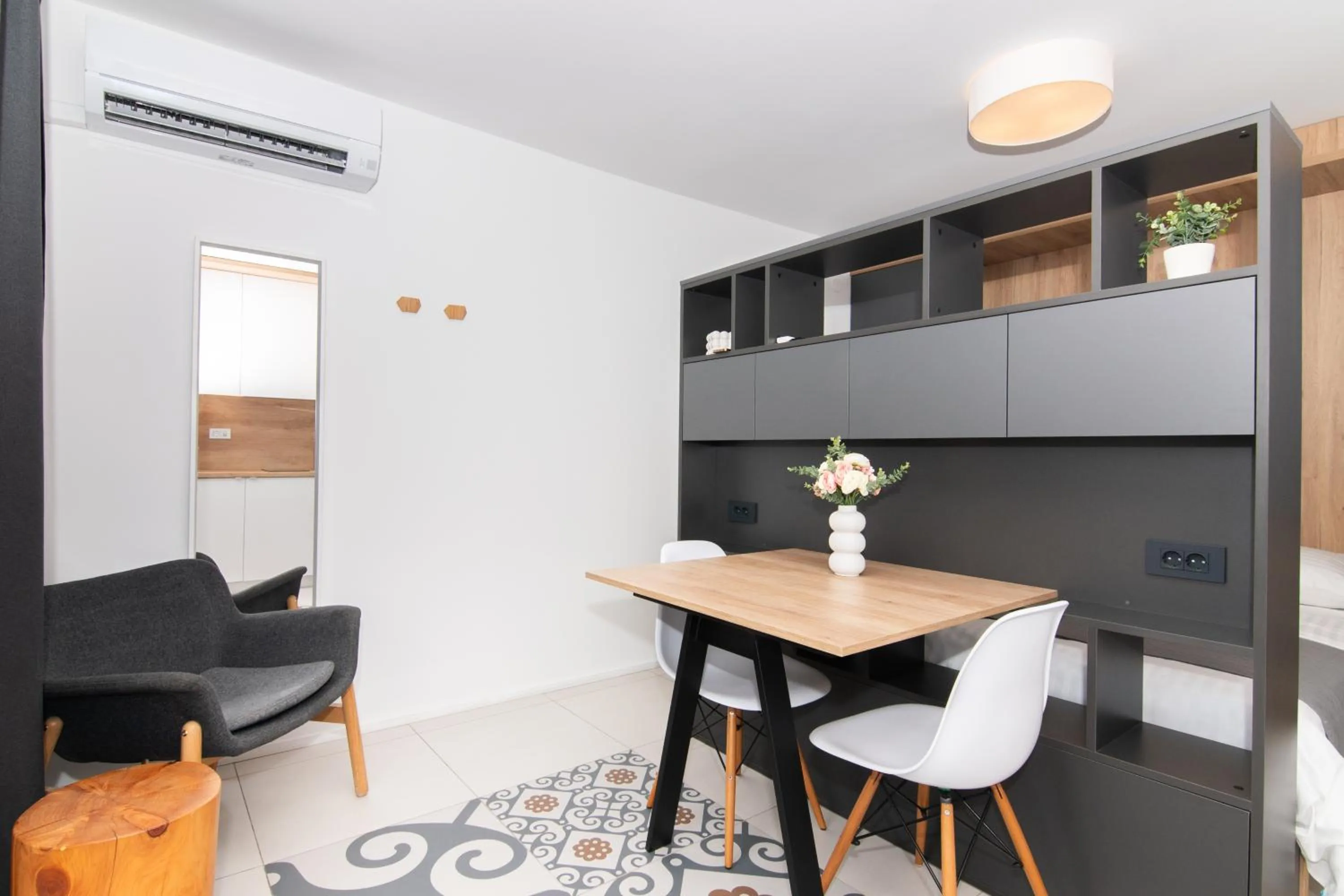 Seating area in Forgotten Garden Apartments Portoroz