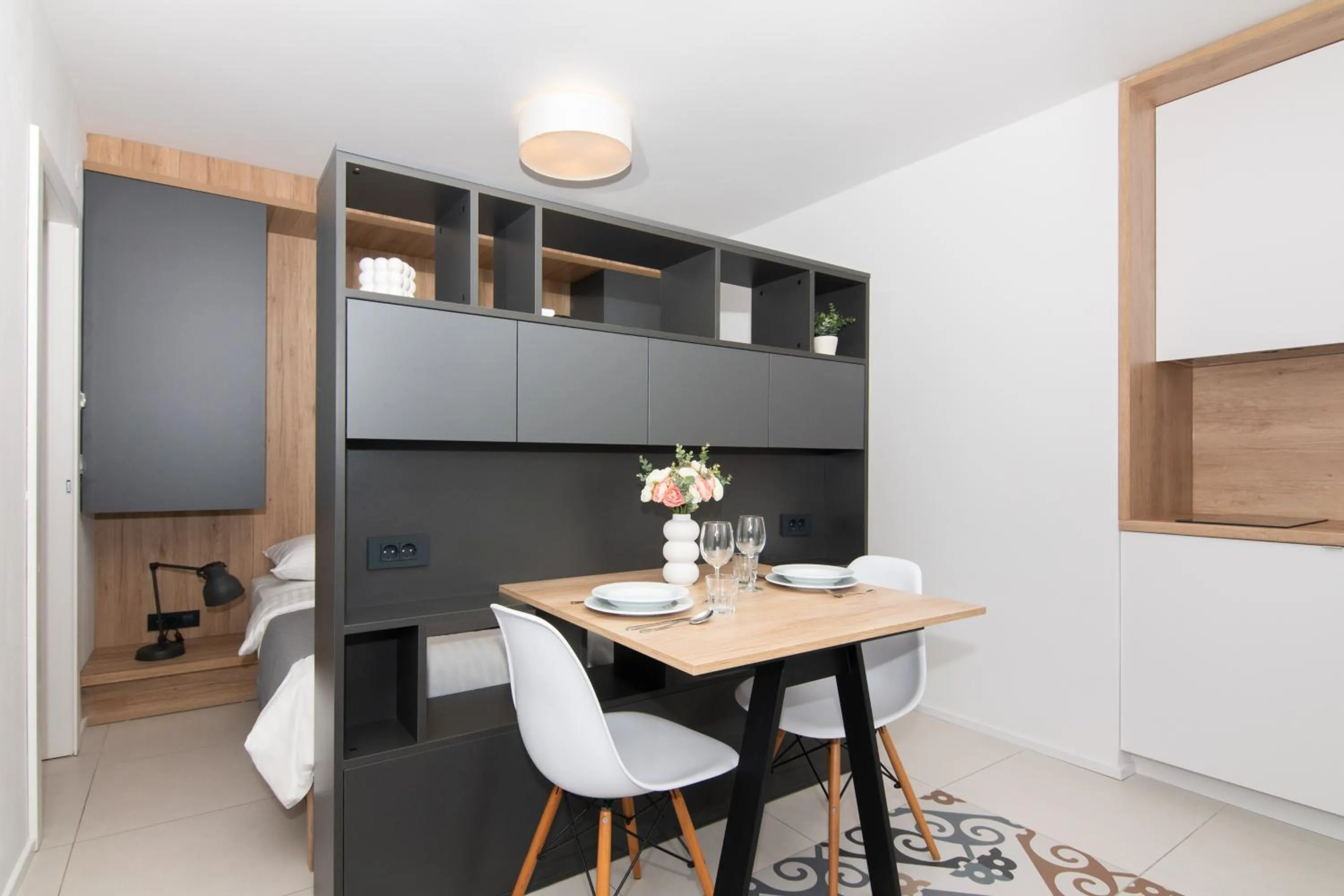 Kitchen or kitchenette in Forgotten Garden Apartments Portoroz