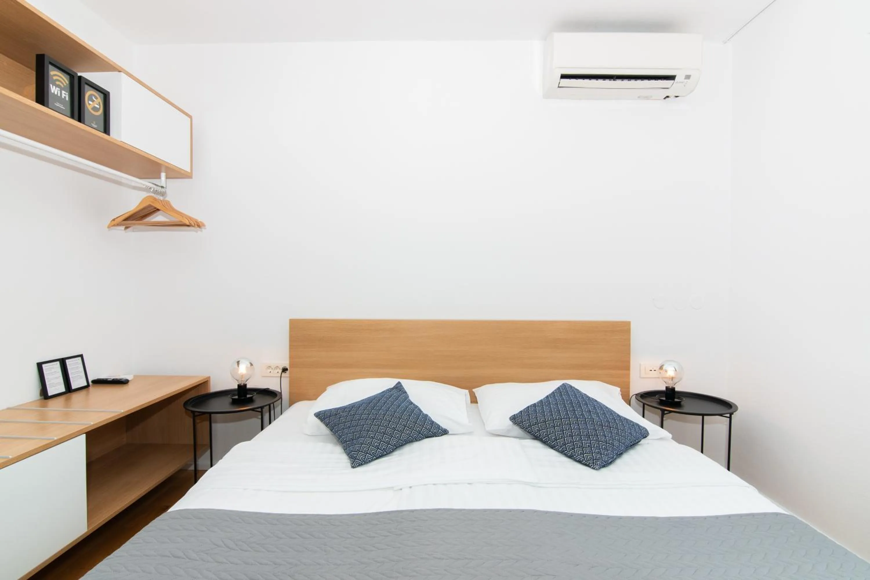 Bed in Forgotten Garden Apartments Portoroz