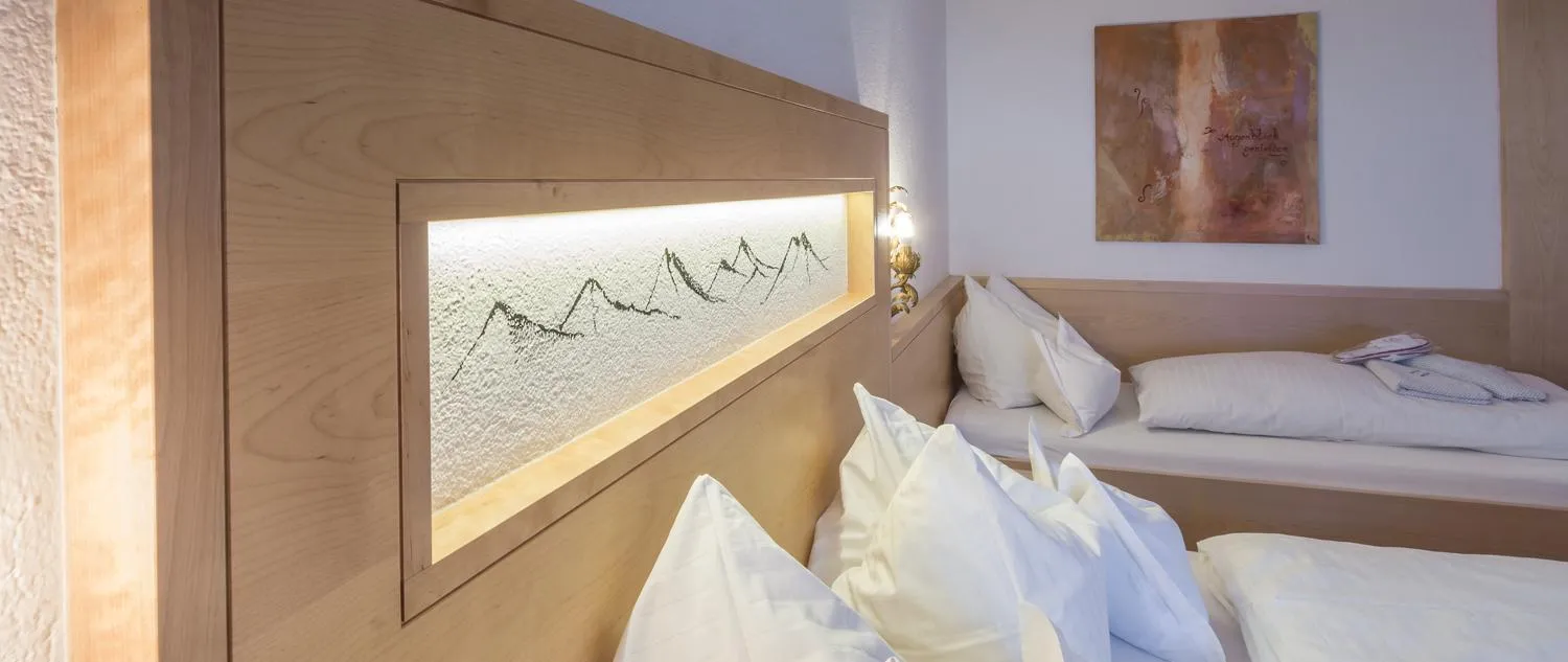 Bed in Hotel Grieserin