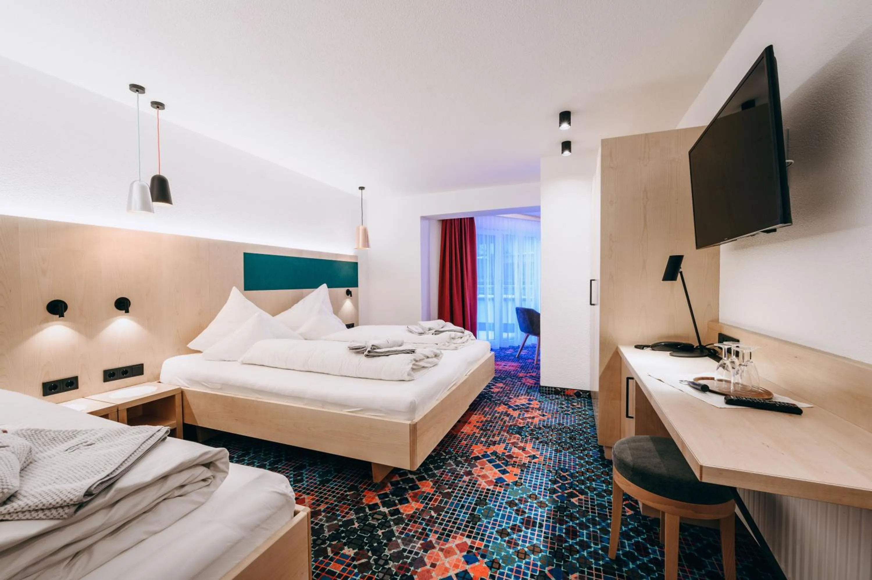 Photo of the whole room, Bed in Hotel Grieserin