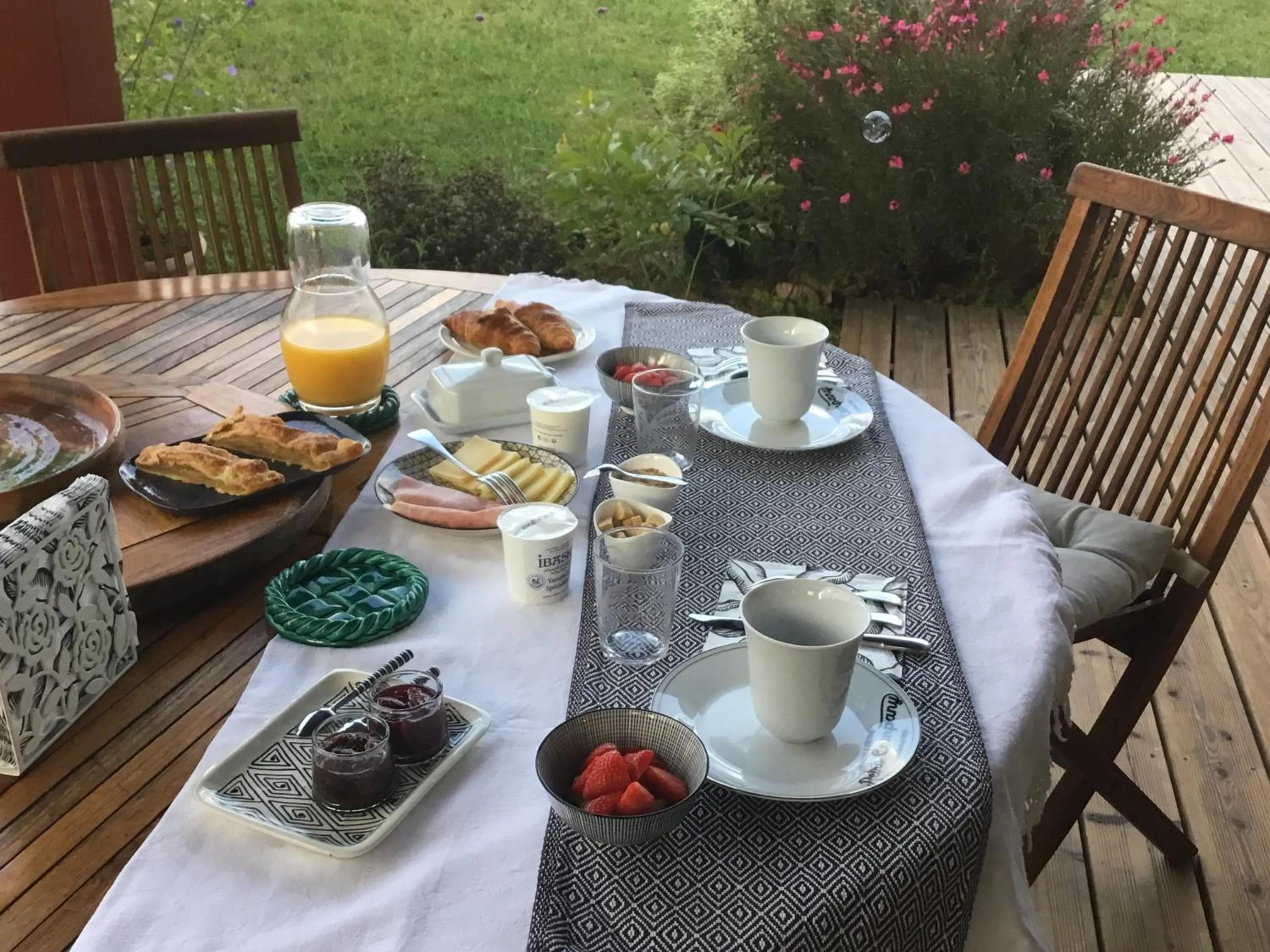 Continental breakfast in Maison Fleurie