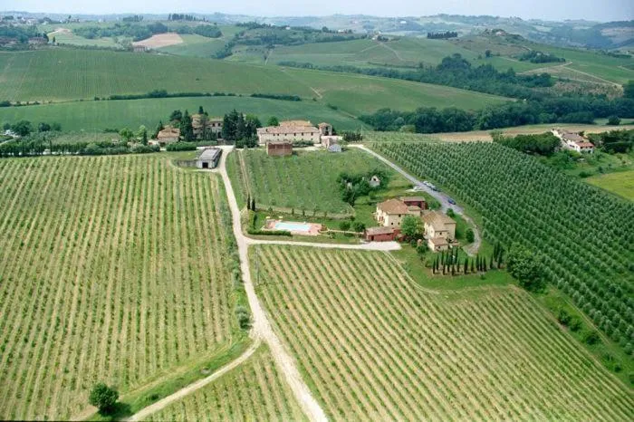 Bird's eye view in Podere Torricella