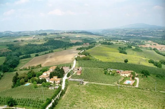 Bird's eye view in Podere Torricella