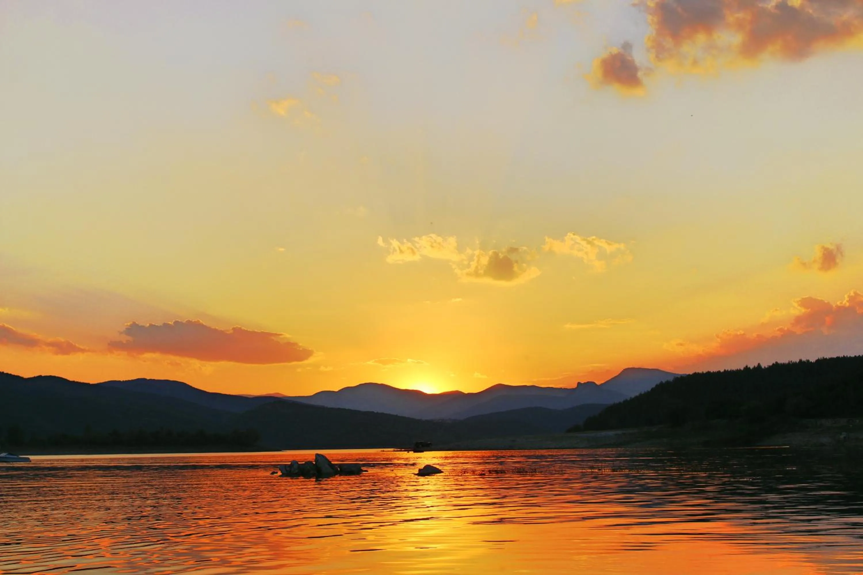 Lake view in Family Hotel Saint Konstantin