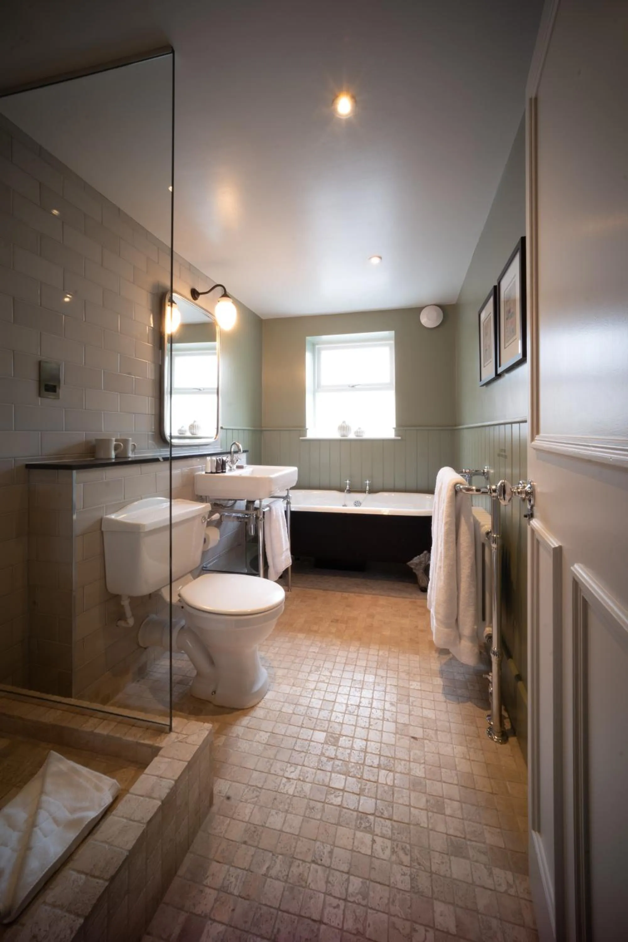 Shower in Eleven Didsbury Park Hotel