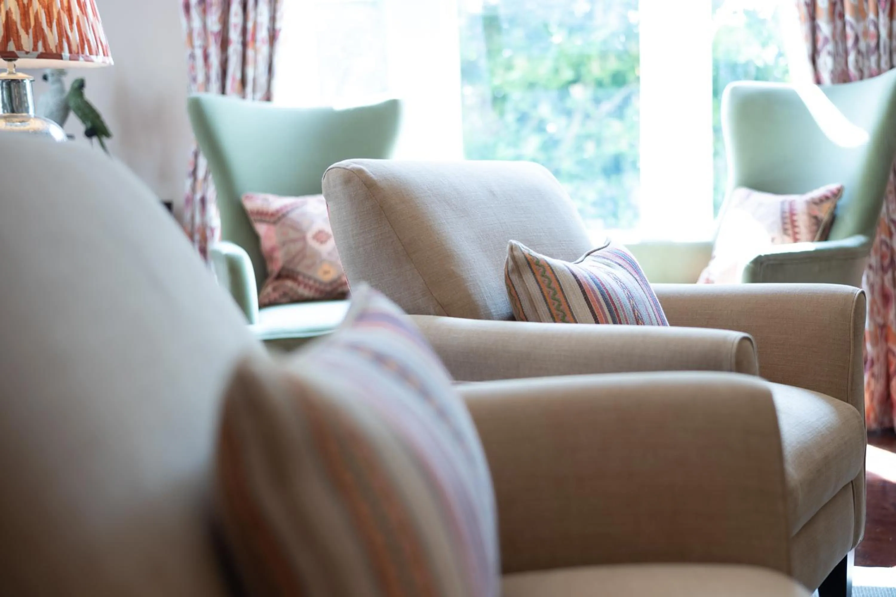 Living room in Eleven Didsbury Park Hotel