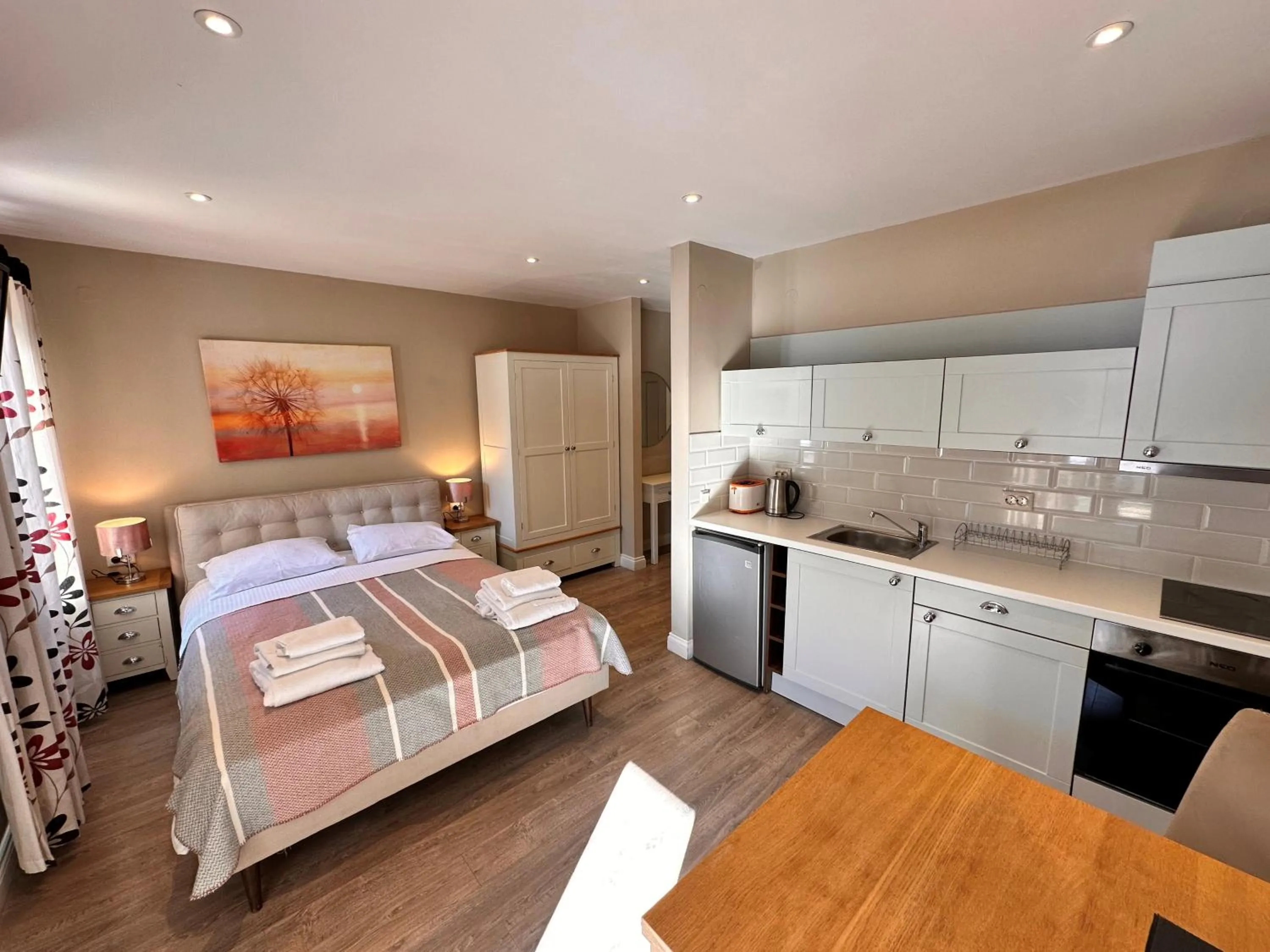 kitchen, Bed in Predela 2 Aparthotel