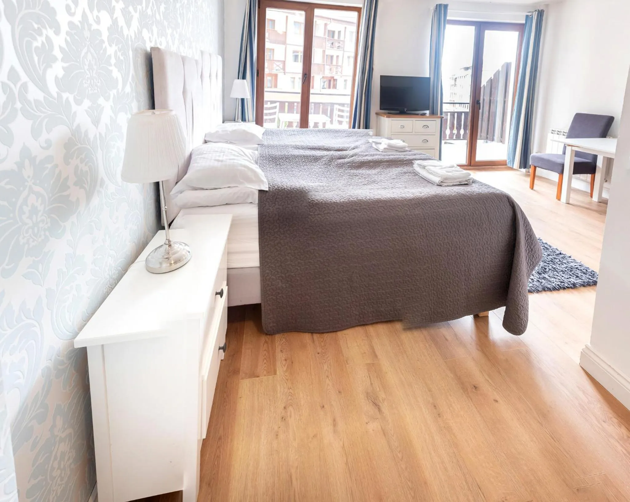 Bed in Predela 2 Aparthotel