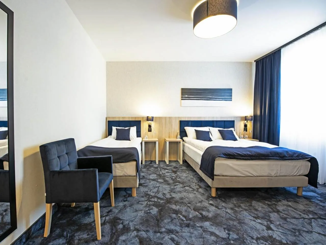 Bed in Ignasiak Hotel