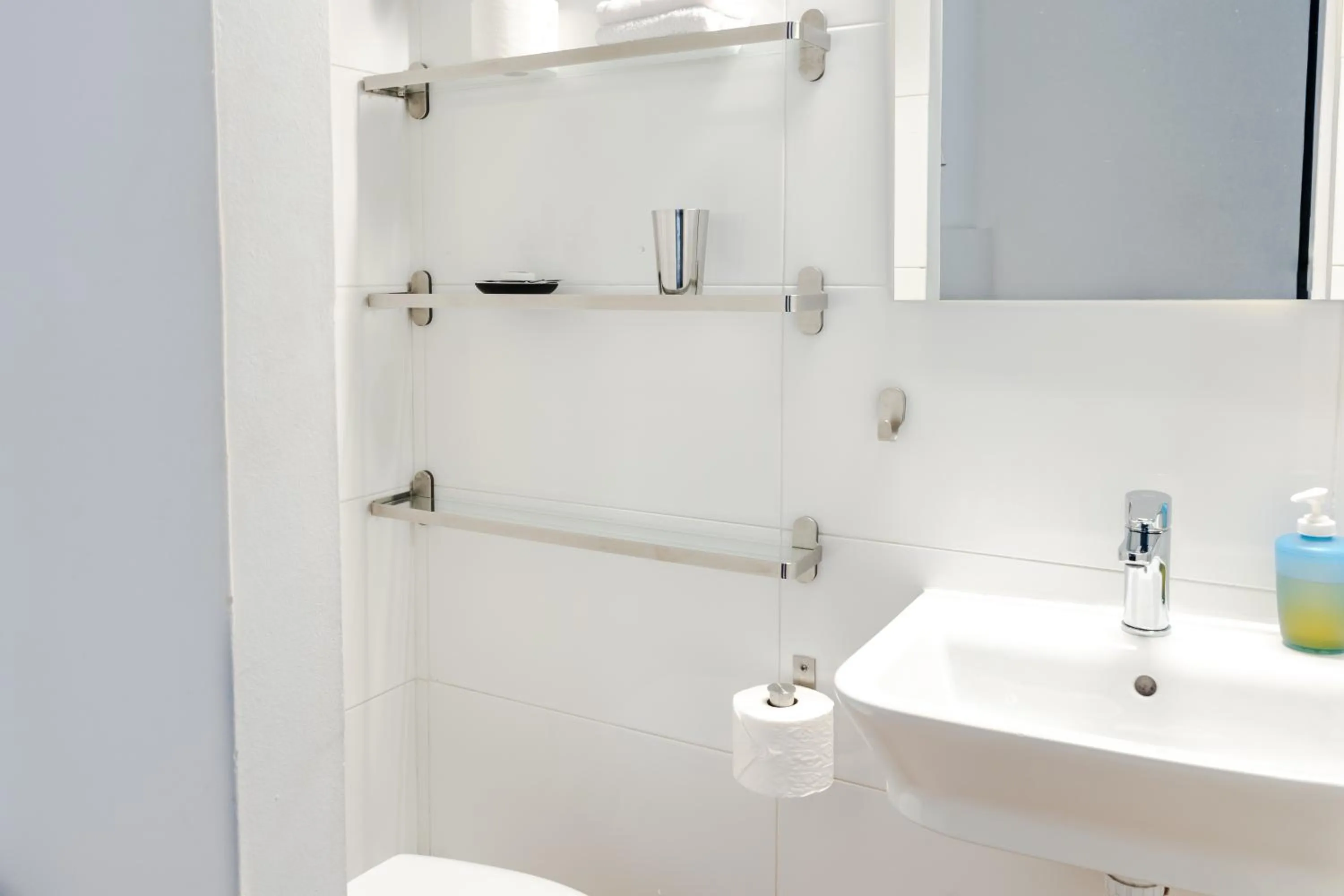 Bathroom in Hostal La Zona