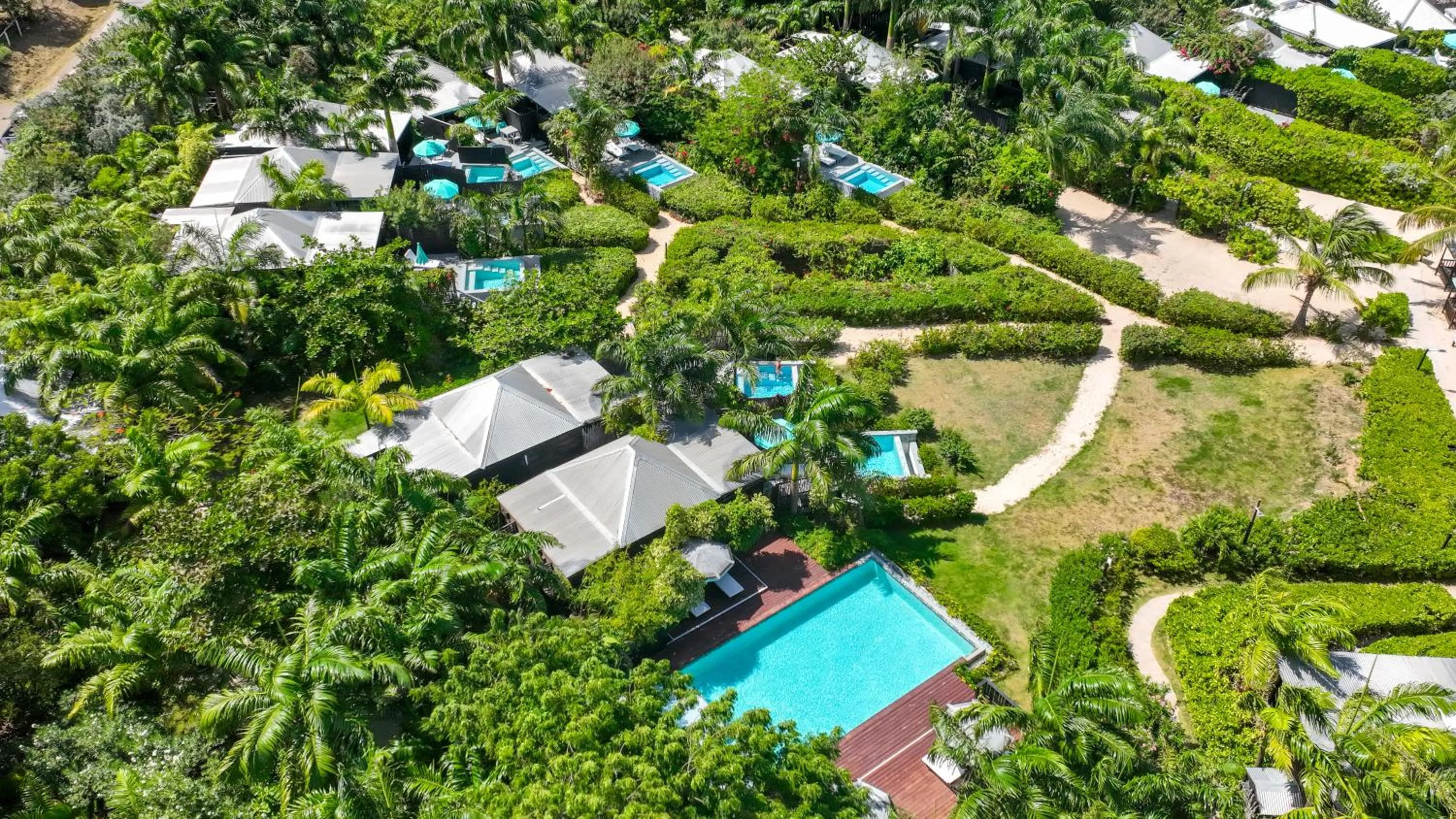 Bird's eye view in Keyonna Beach - All Inclusive - Couples Only