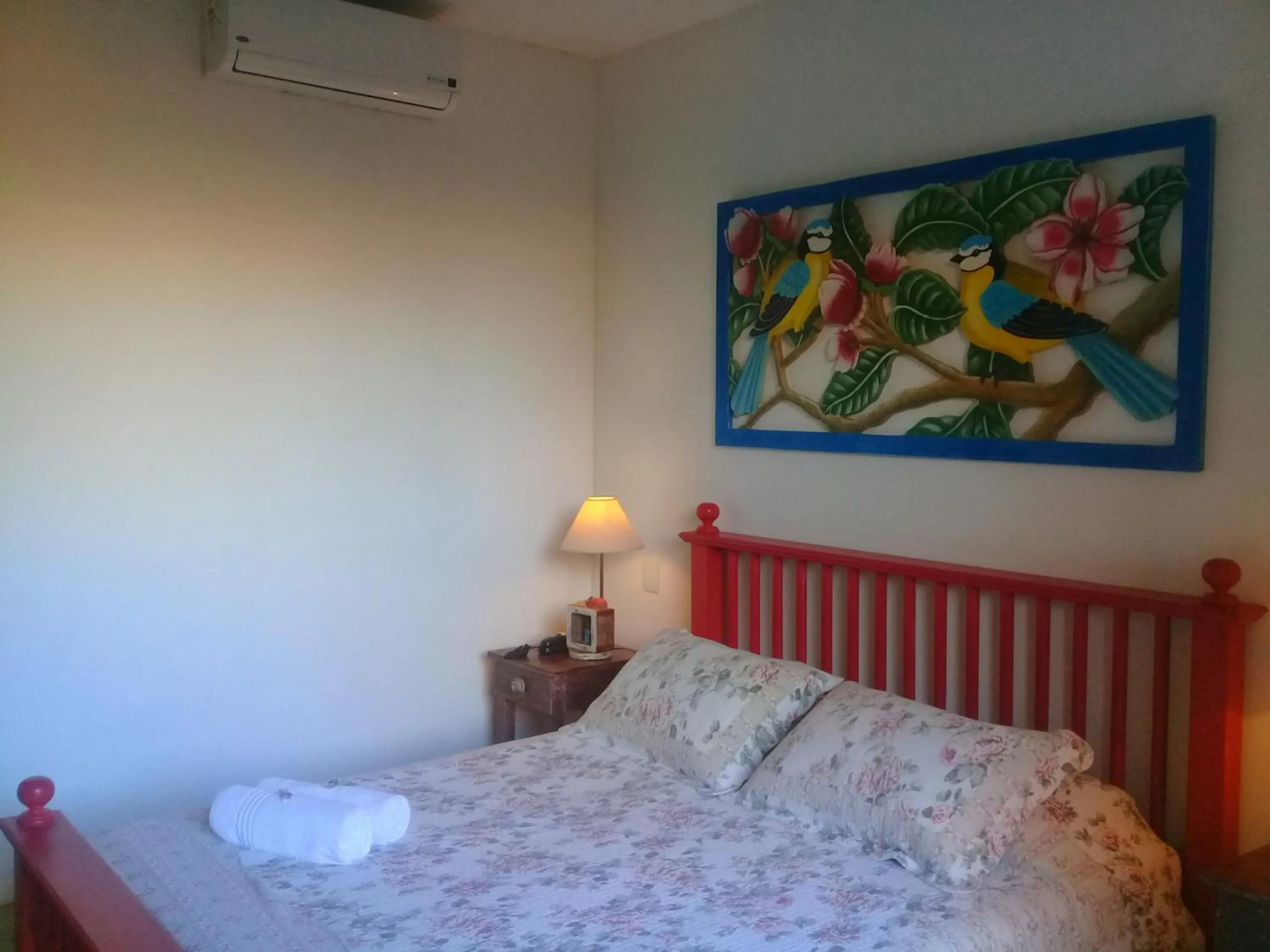 Bed in Pousada Rosa dos Ventos