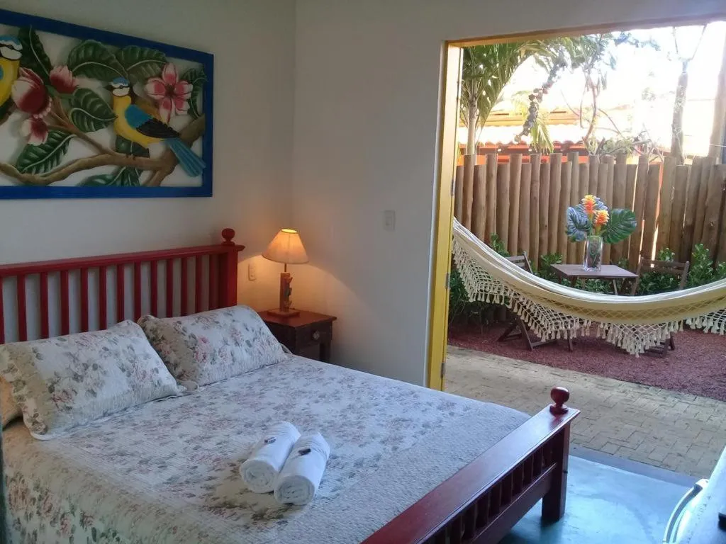 Bed in Pousada Rosa dos Ventos