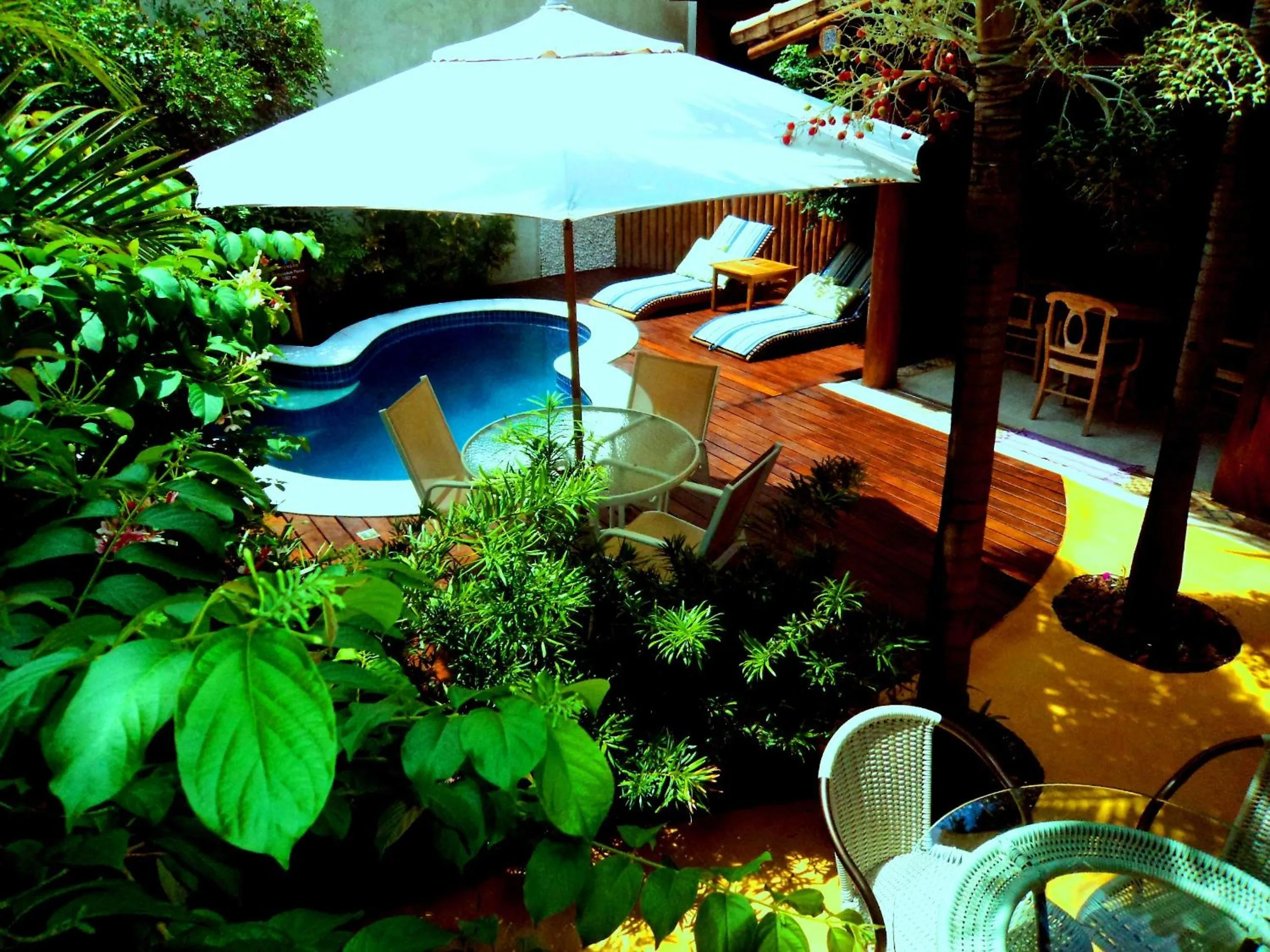 Swimming pool in Pousada Rosa dos Ventos