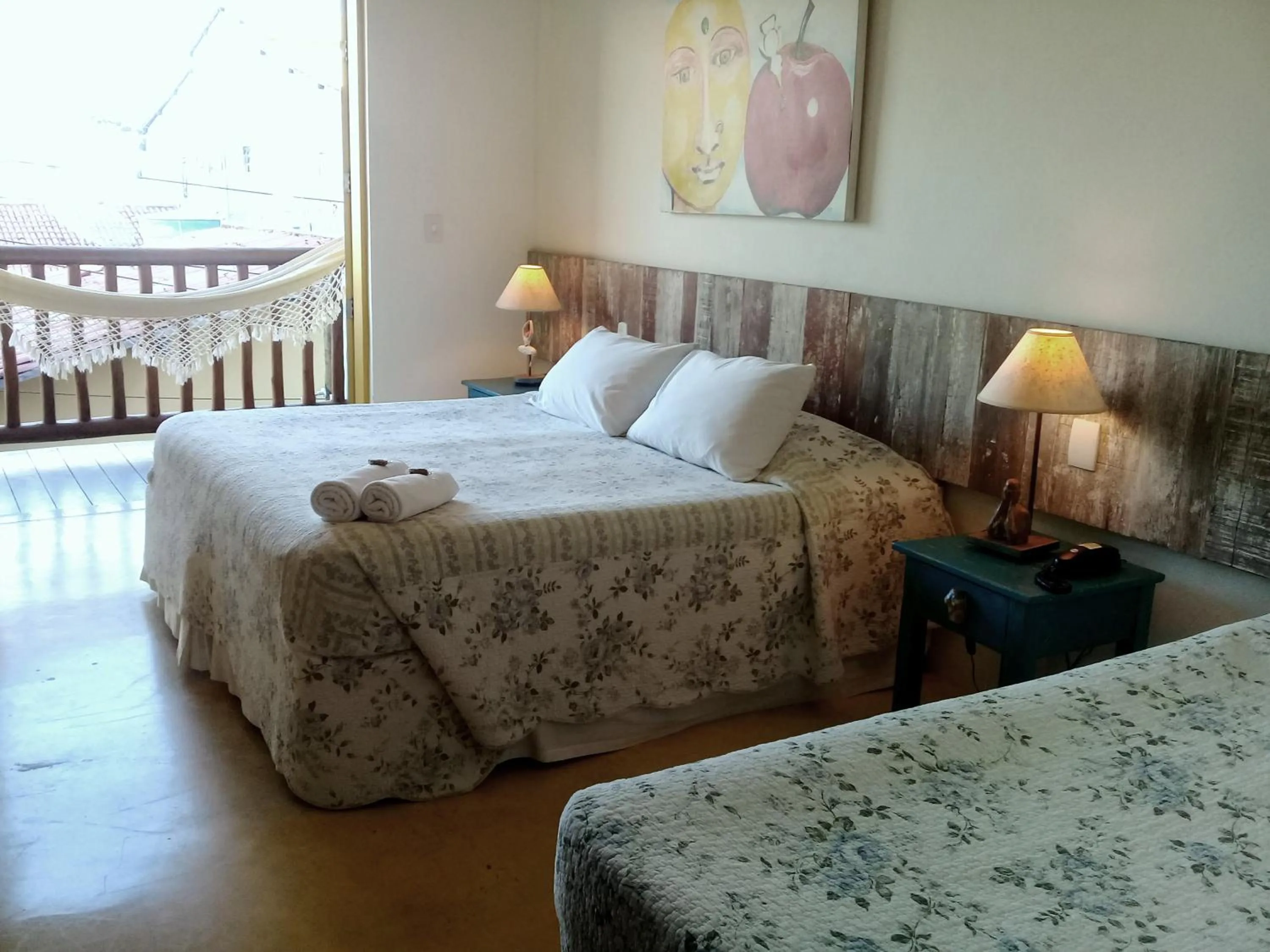 Bed in Pousada Rosa dos Ventos