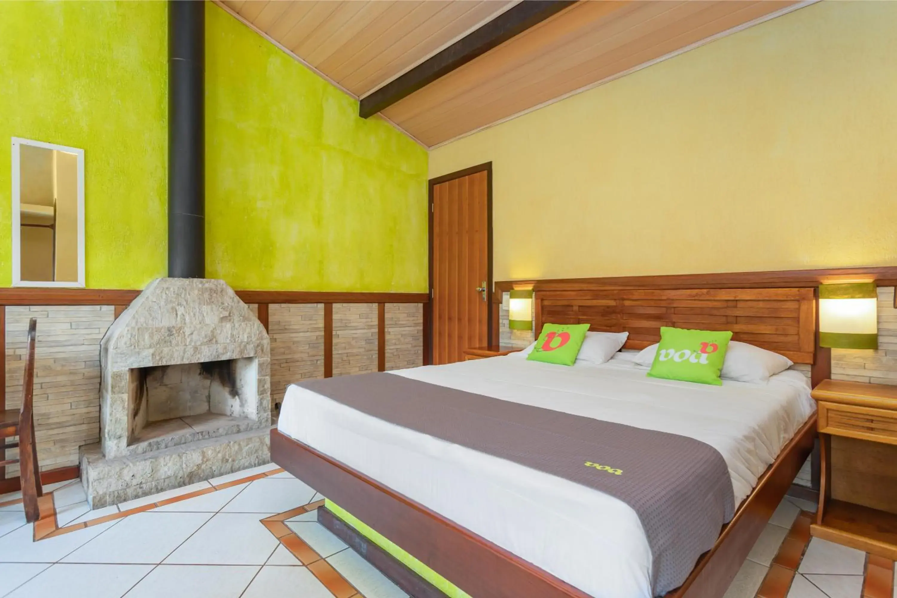 Bedroom, Bed in Wood House Bedroom, Bed in Wood House