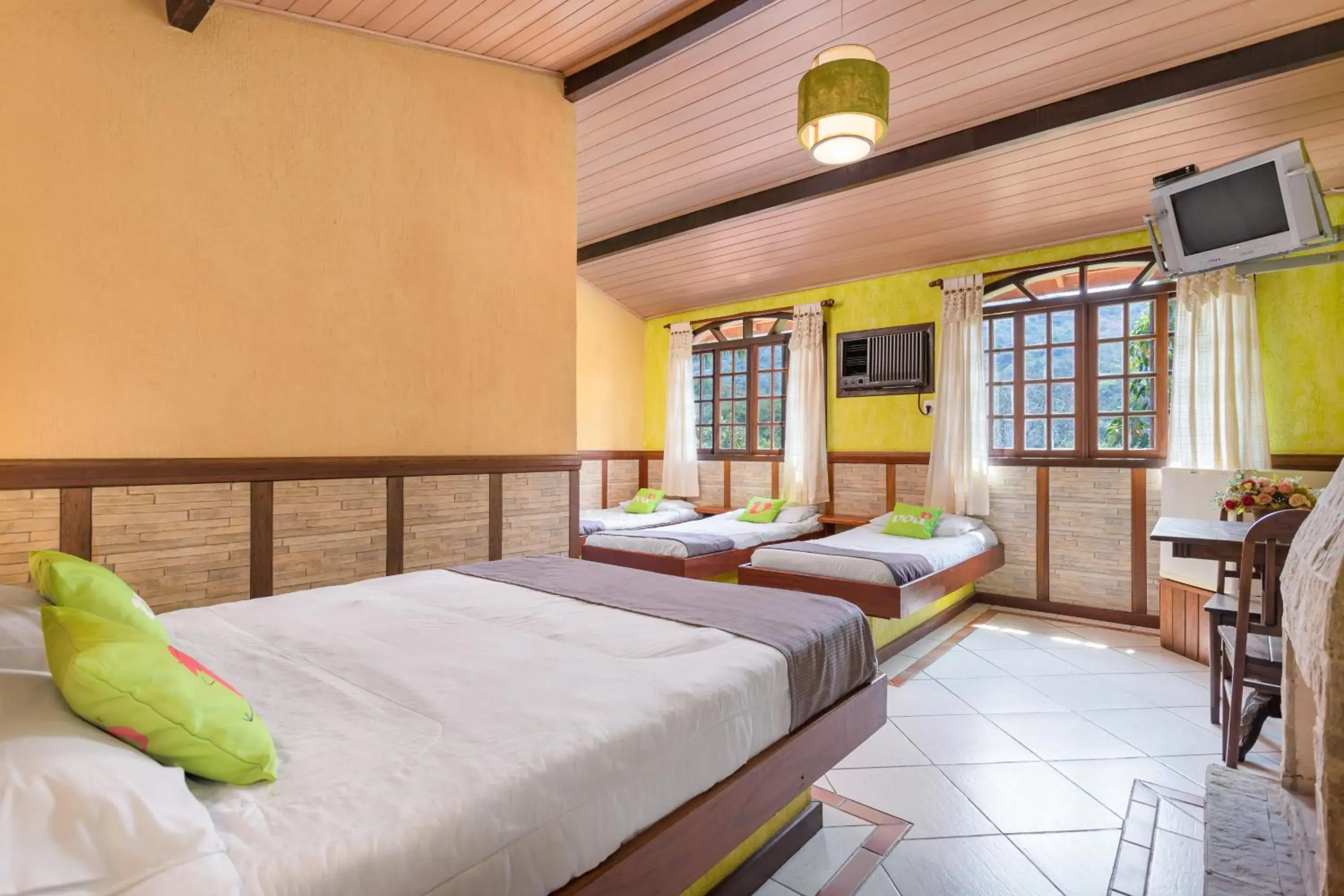 Bedroom, Bed in Wood House Bedroom, Bed in Wood House