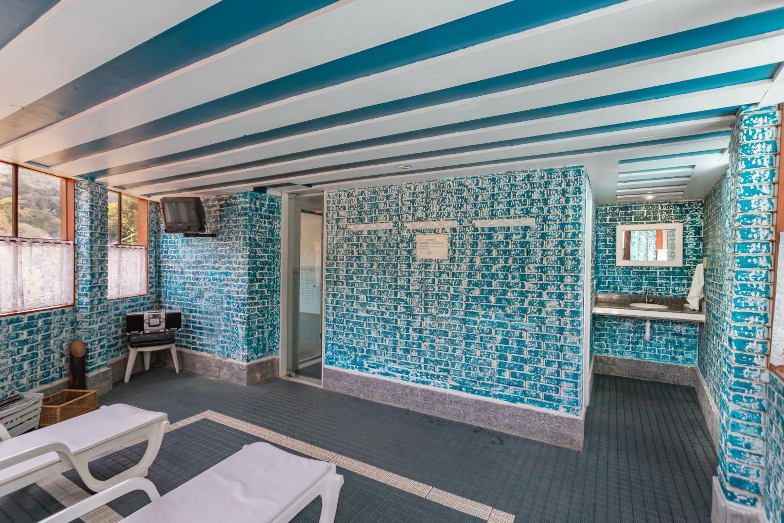 Sauna, Bed in Wood House