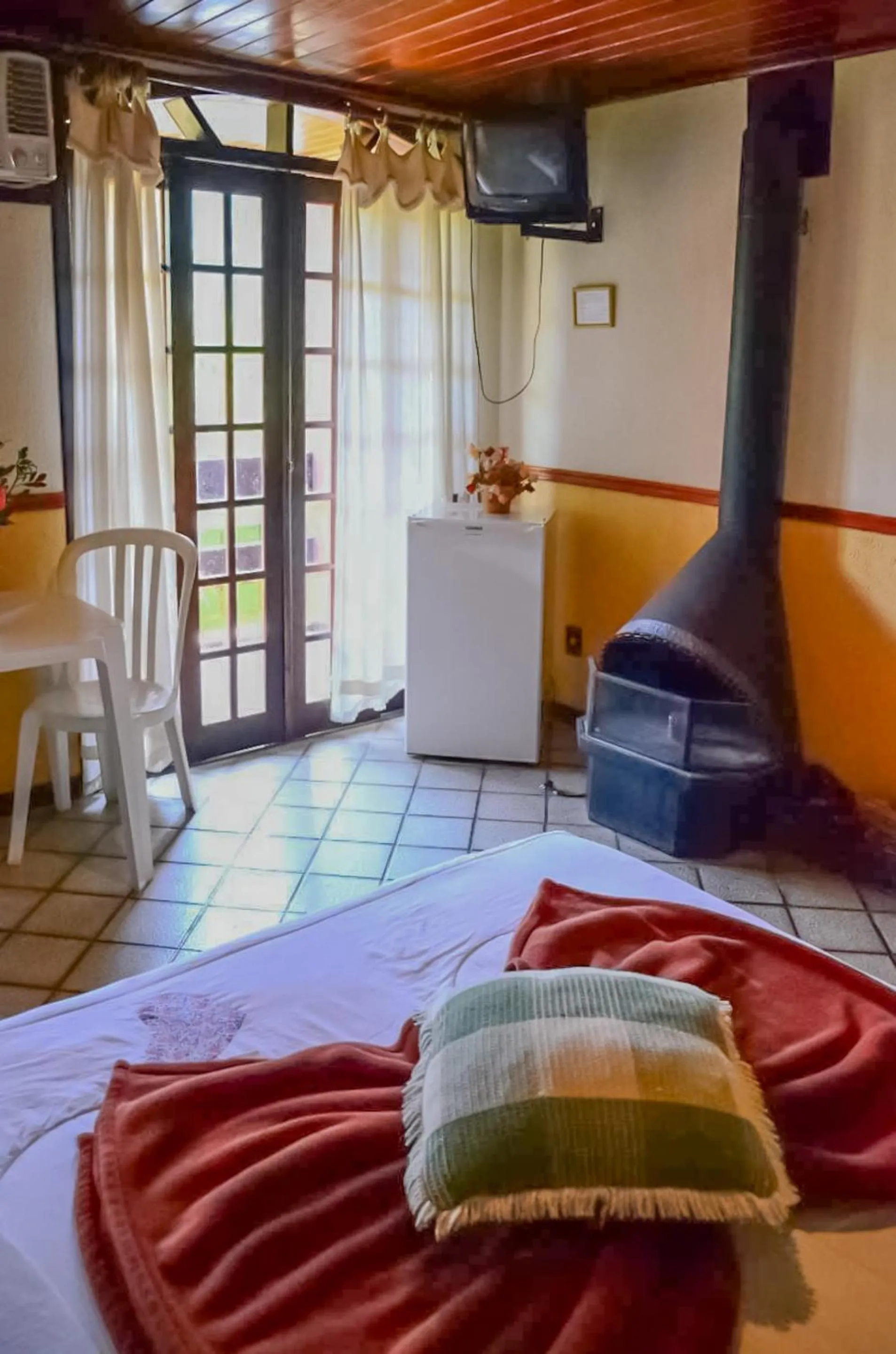 Bedroom, Bed in Wood House