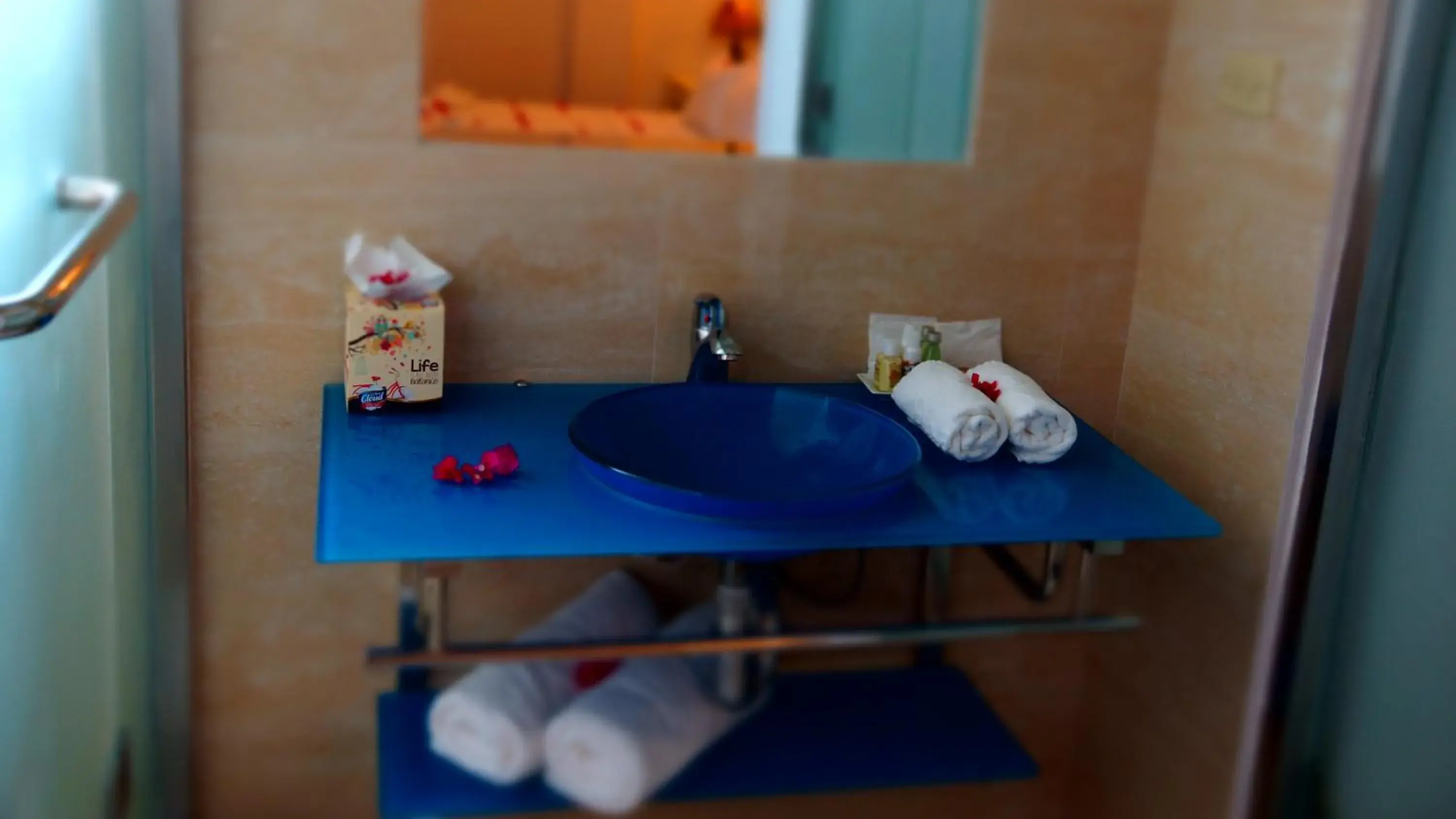 Bathroom in Bacolet Beach Club Bathroom in Bacolet Beach Club