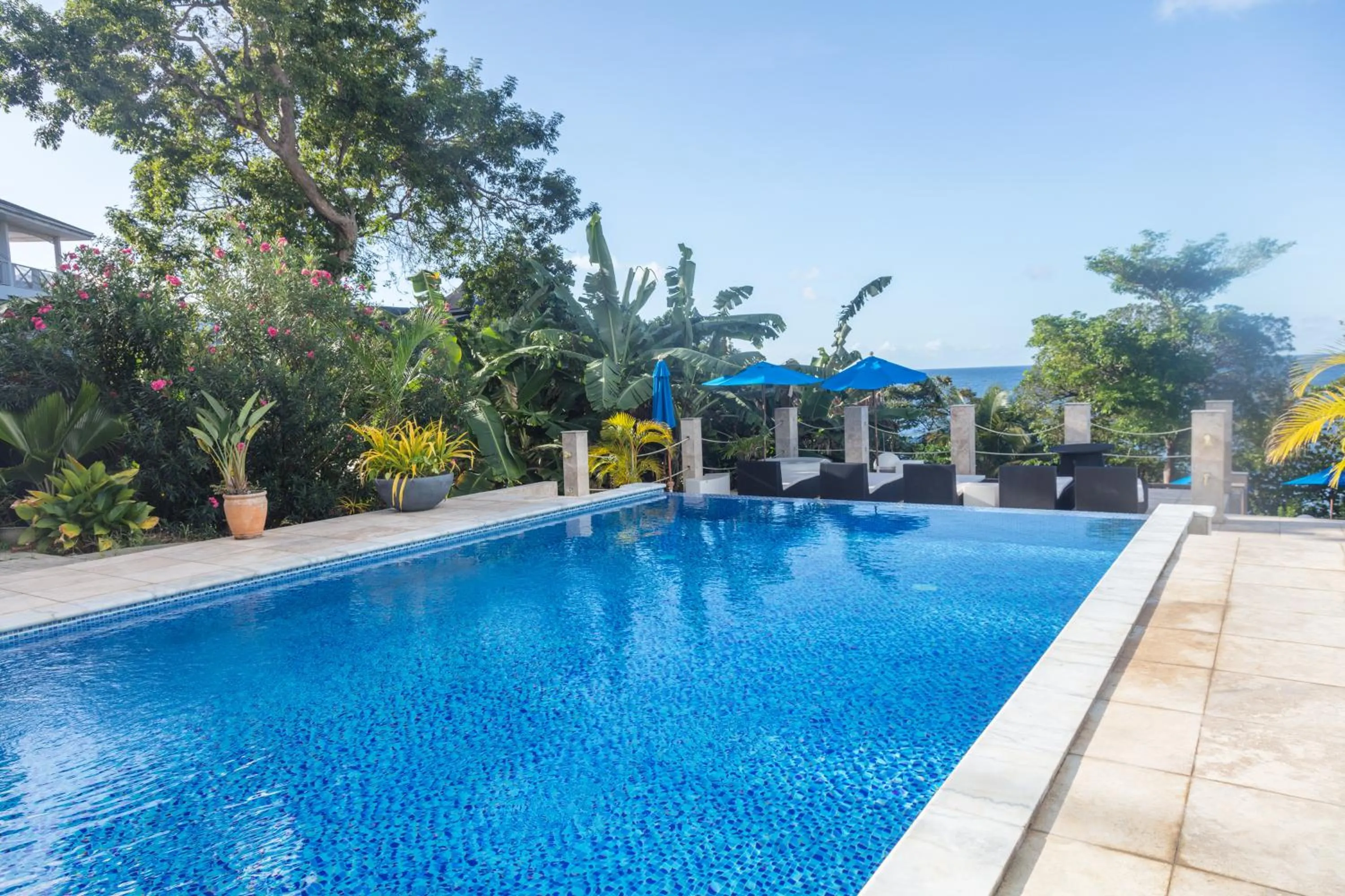 Pool view in Bacolet Beach Club