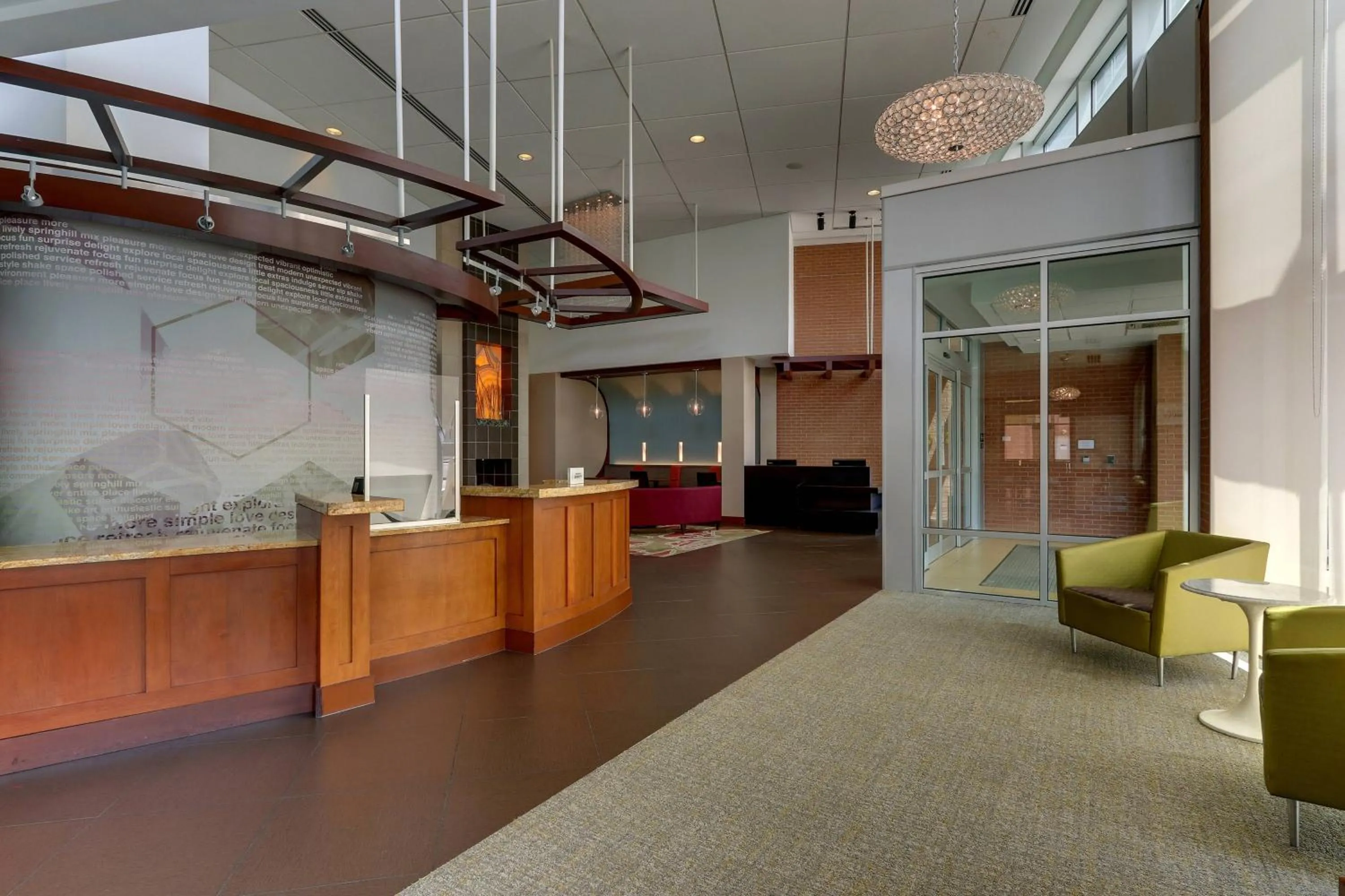 Lobby or reception in SpringHill Suites by Marriott Birmingham Downtown at UAB